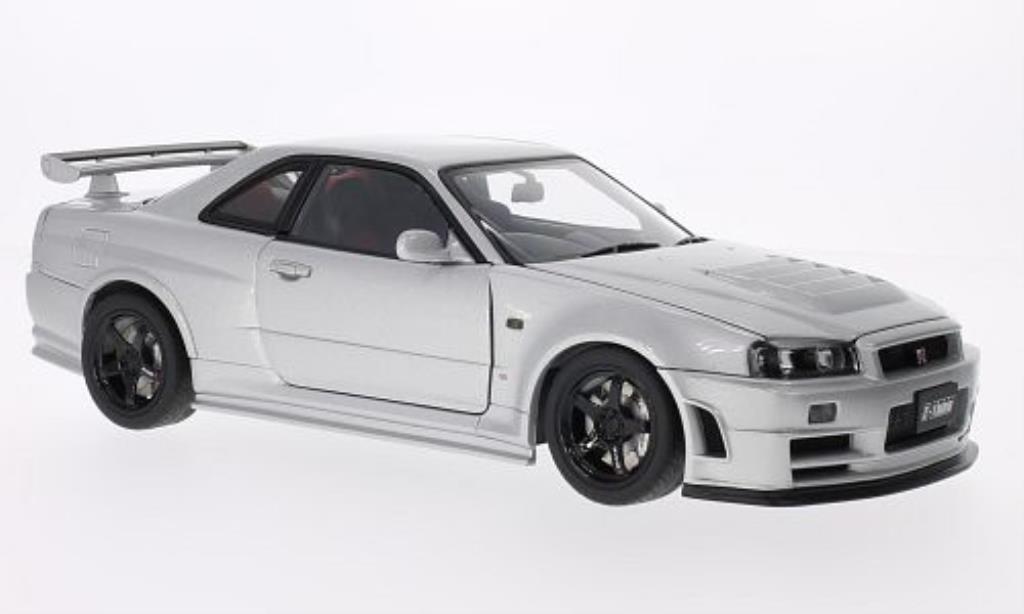Nissan Skyline 1/18 Autoart (R34) Nismo GT-R Z-Tune grijs-grijs RHD 2005 modelauto