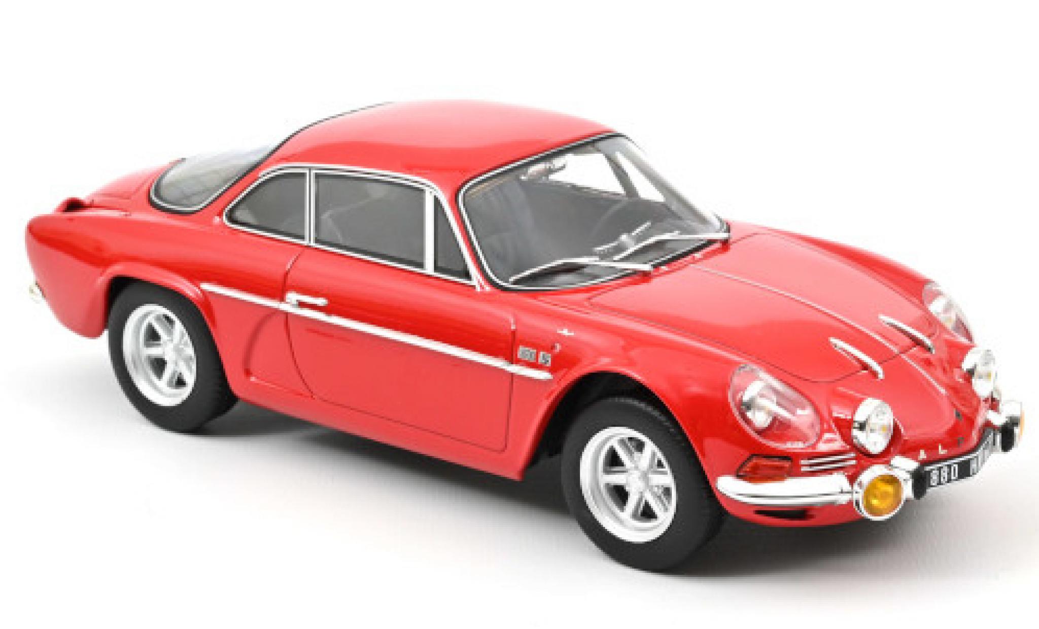 Alpine A110 1/18 Norev 1600S rood 1969 modelauto