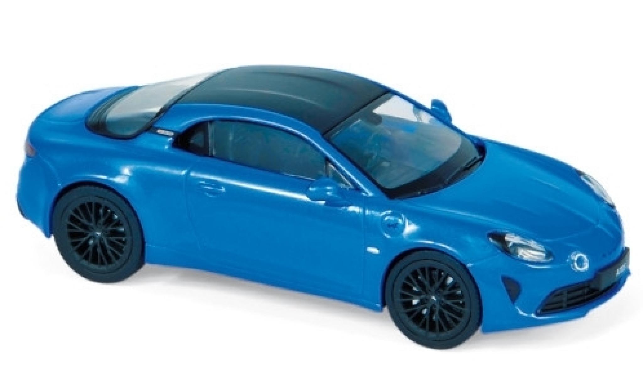 Alpine A110 1/43 Norev S metallic blauw/carbon 2019 modelauto