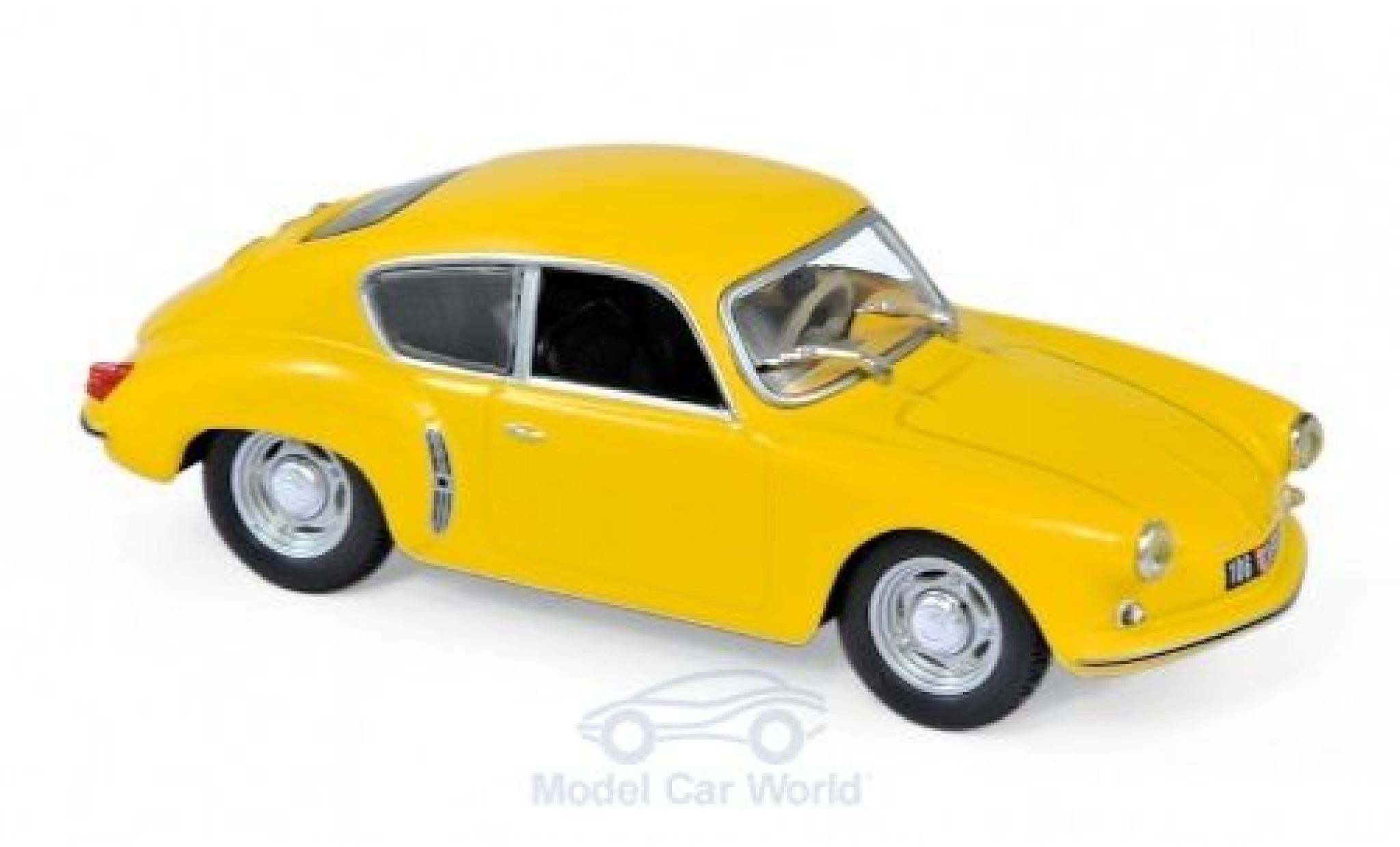 Alpine A106 1/43 Norev Renault geel 1956 modelauto