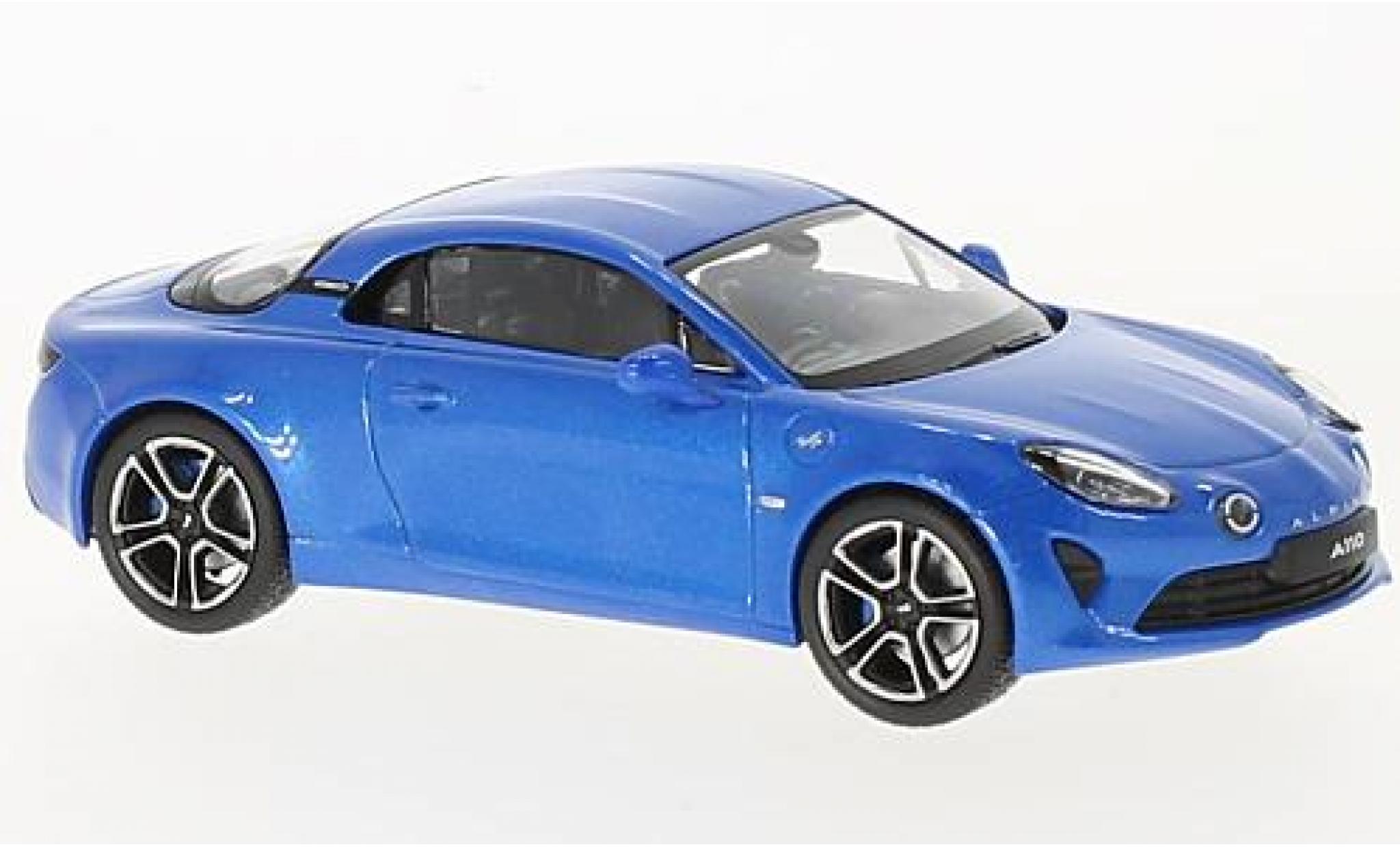 Alpine A110 1/43 Norev Renault Premiere Edition metallic blauw 2017 modelauto