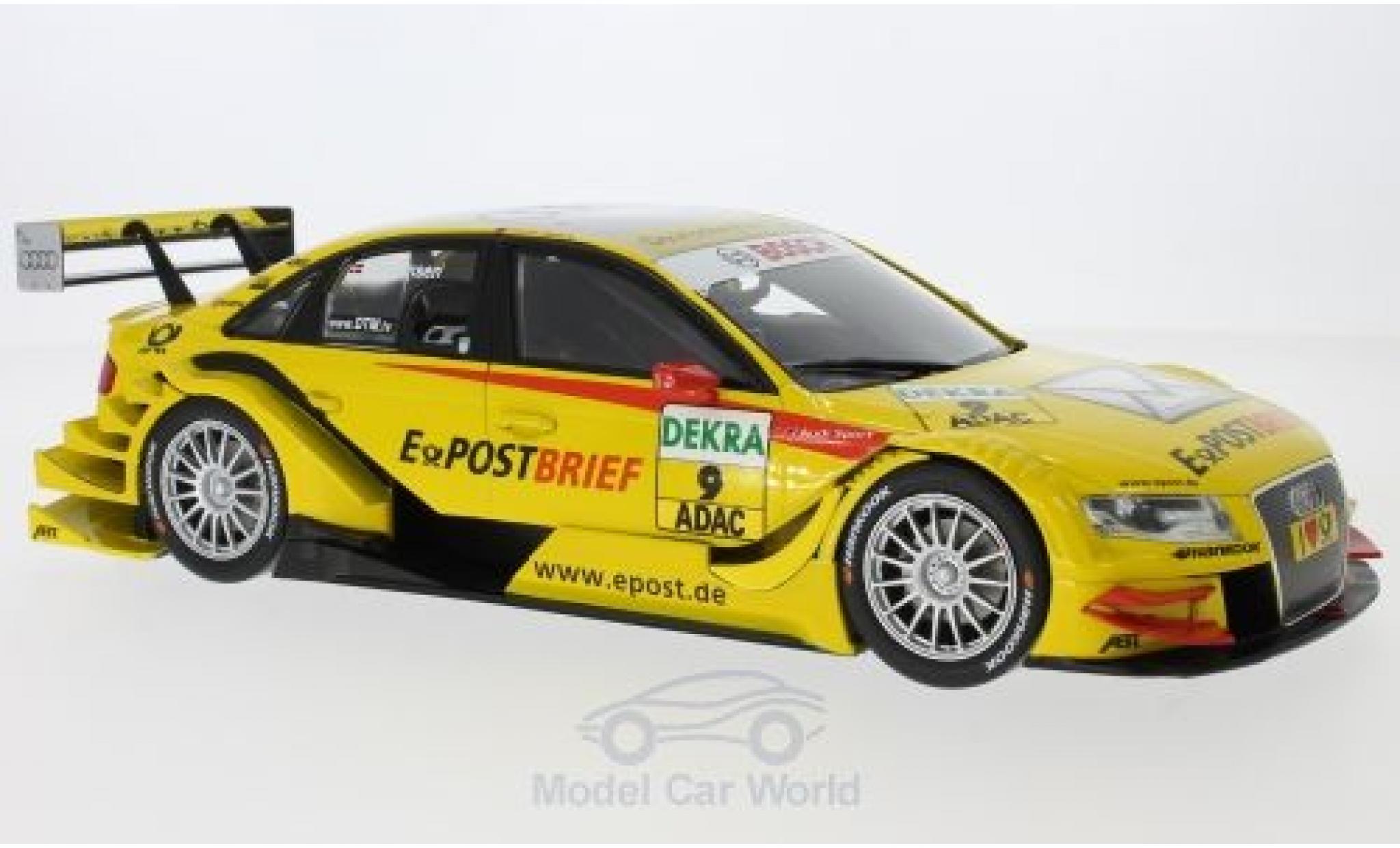 Audi A4 DTM 1/18 Norev DTM No.9 EPost Brief DTM 2011 T.Kristensen modelauto