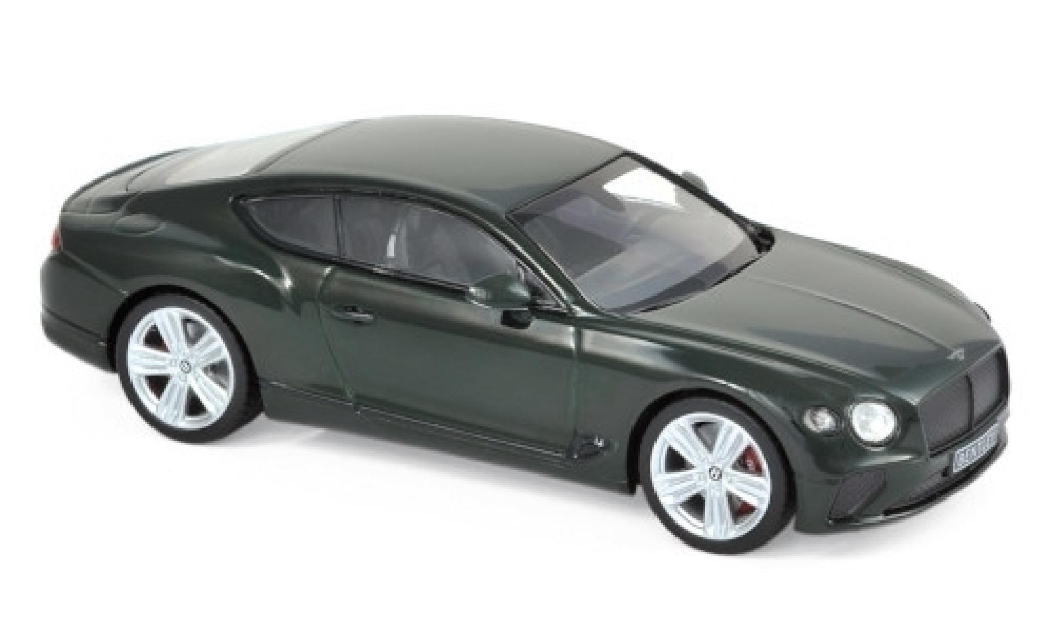 Bentley Continental 1/43 Norev GT groen 2018 modelauto