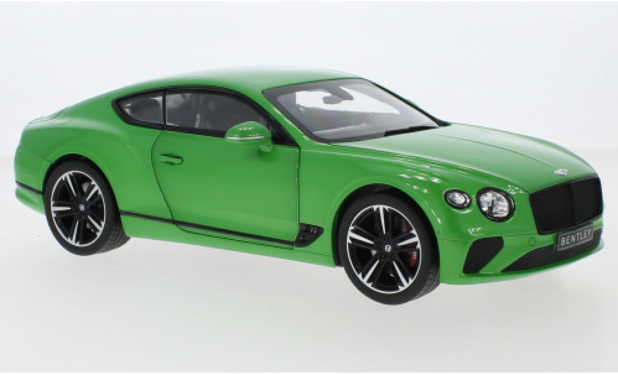 Bentley Continental 1/18 Norev GT metallic groen 2018 modelauto