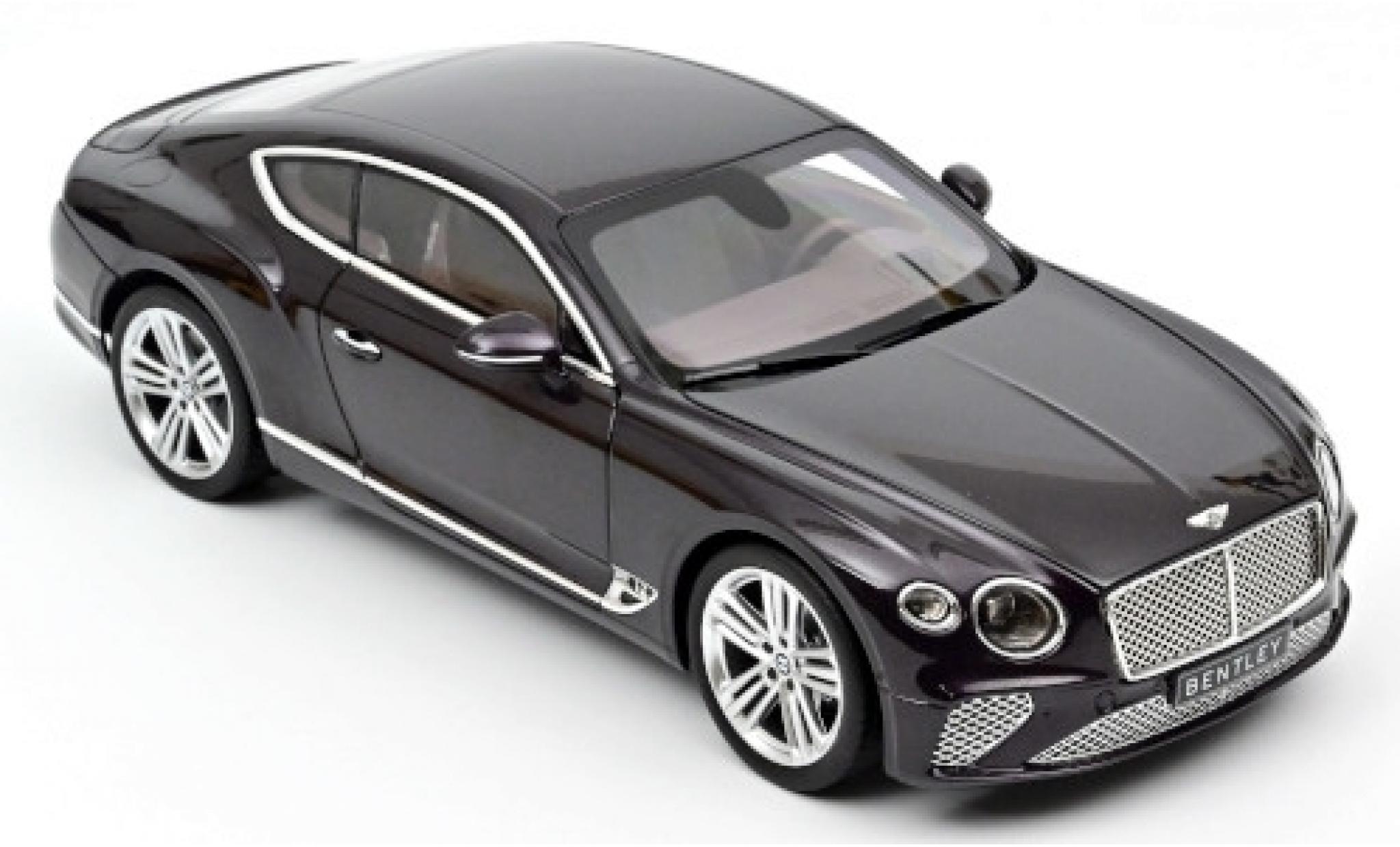 Bentley Continental 1/18 Norev GT metallic lila 2018 modelauto