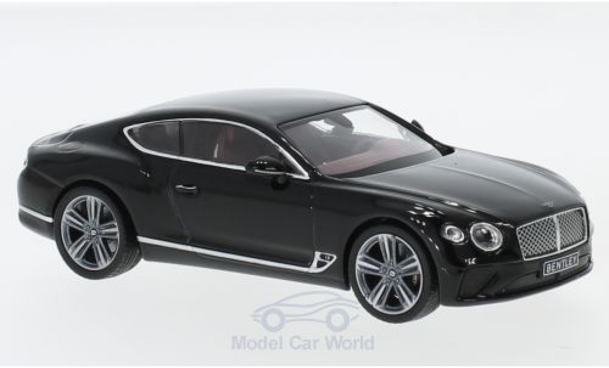 Bentley Continental T 1/43 Norev GT zwart 2017 modelauto