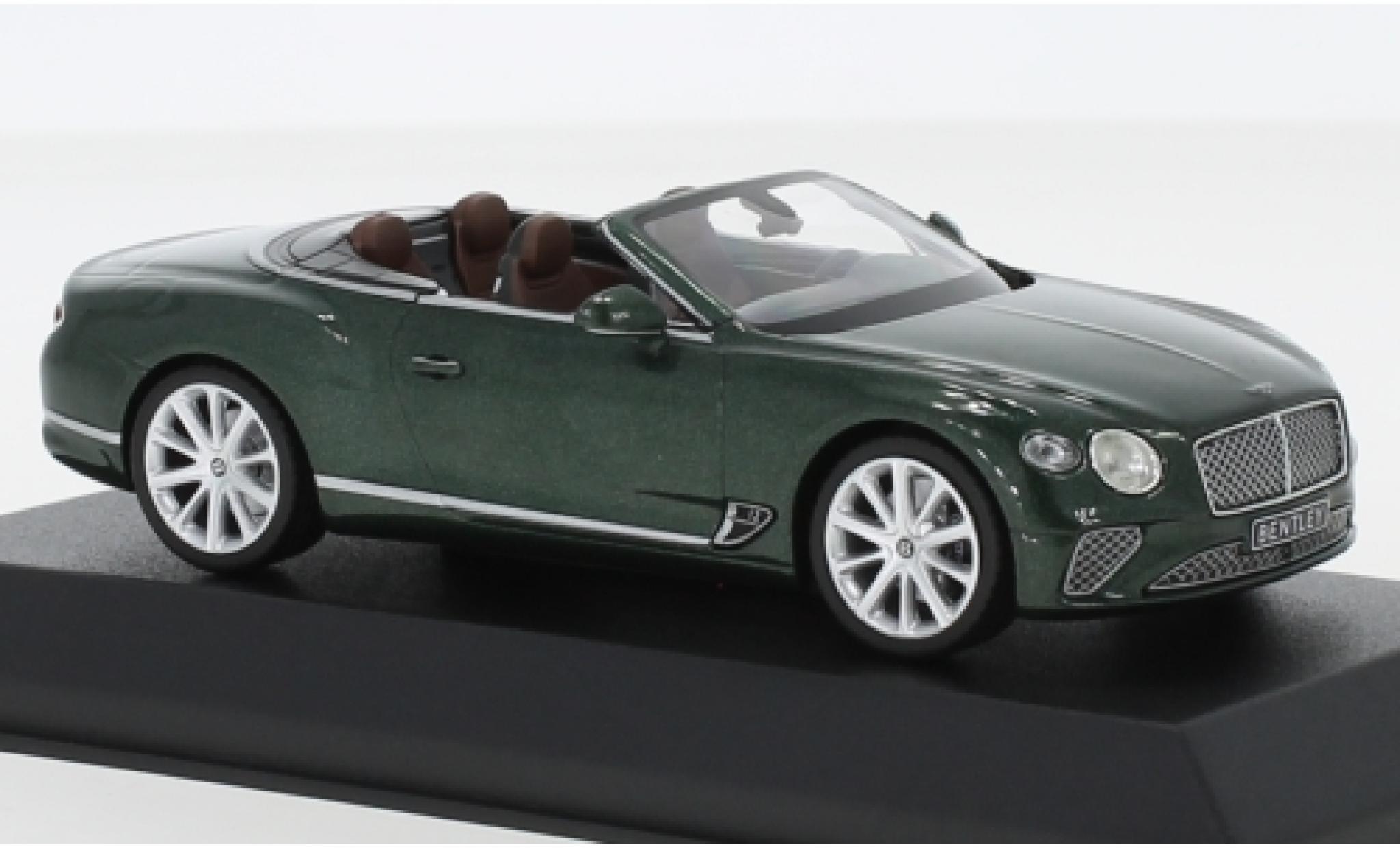 Bentley Continental 1/43 Norev GTC metallic groen 2019 modelauto