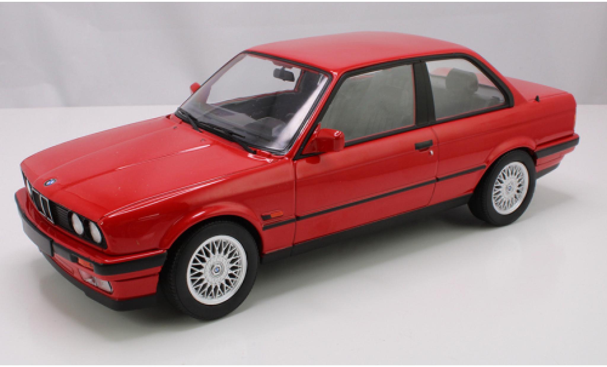 Bmw 325 1/18 Norev i (E30) rood 1988 modelauto