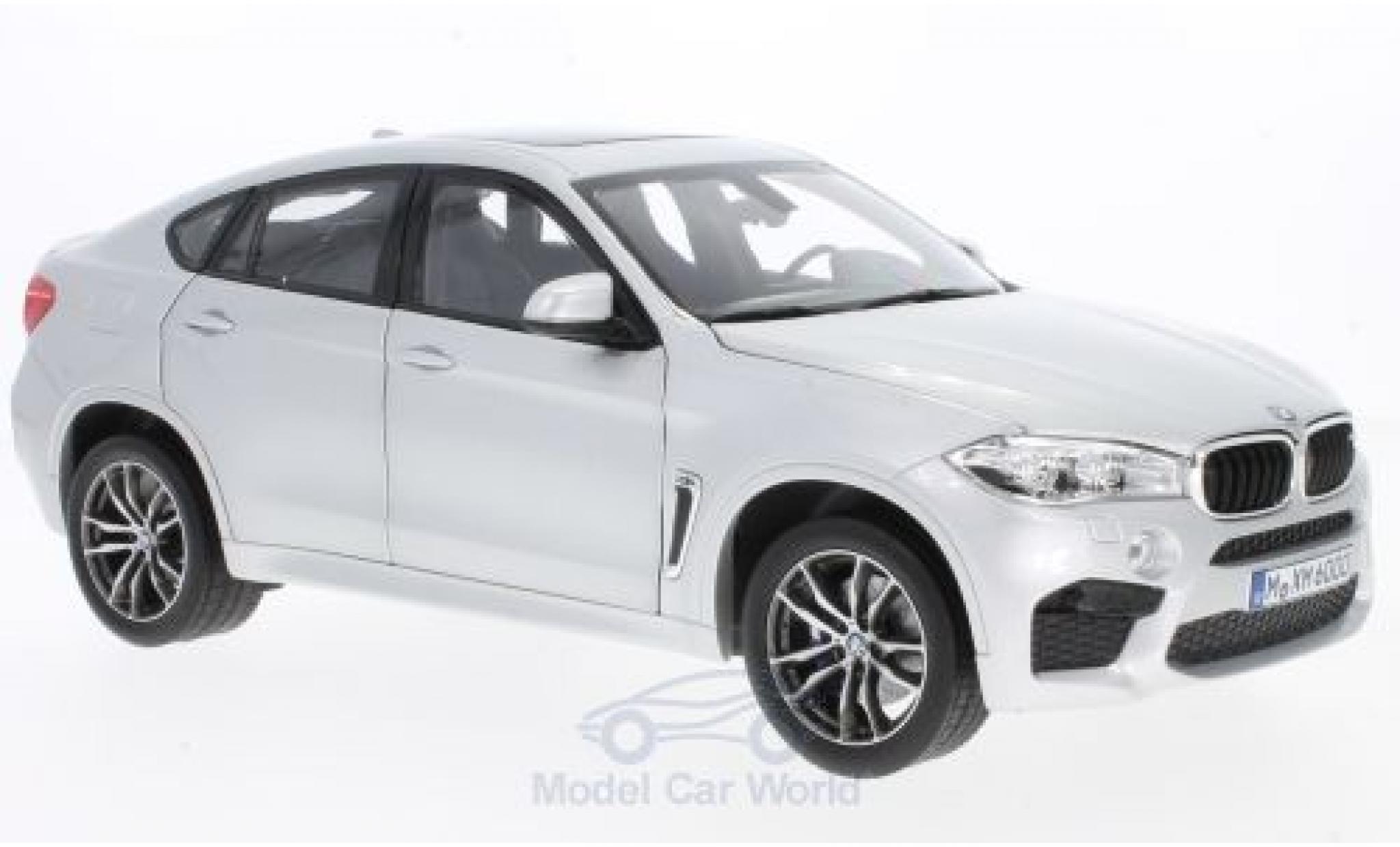Bmw X6 1/18 Norev M grijs 2015 modelauto