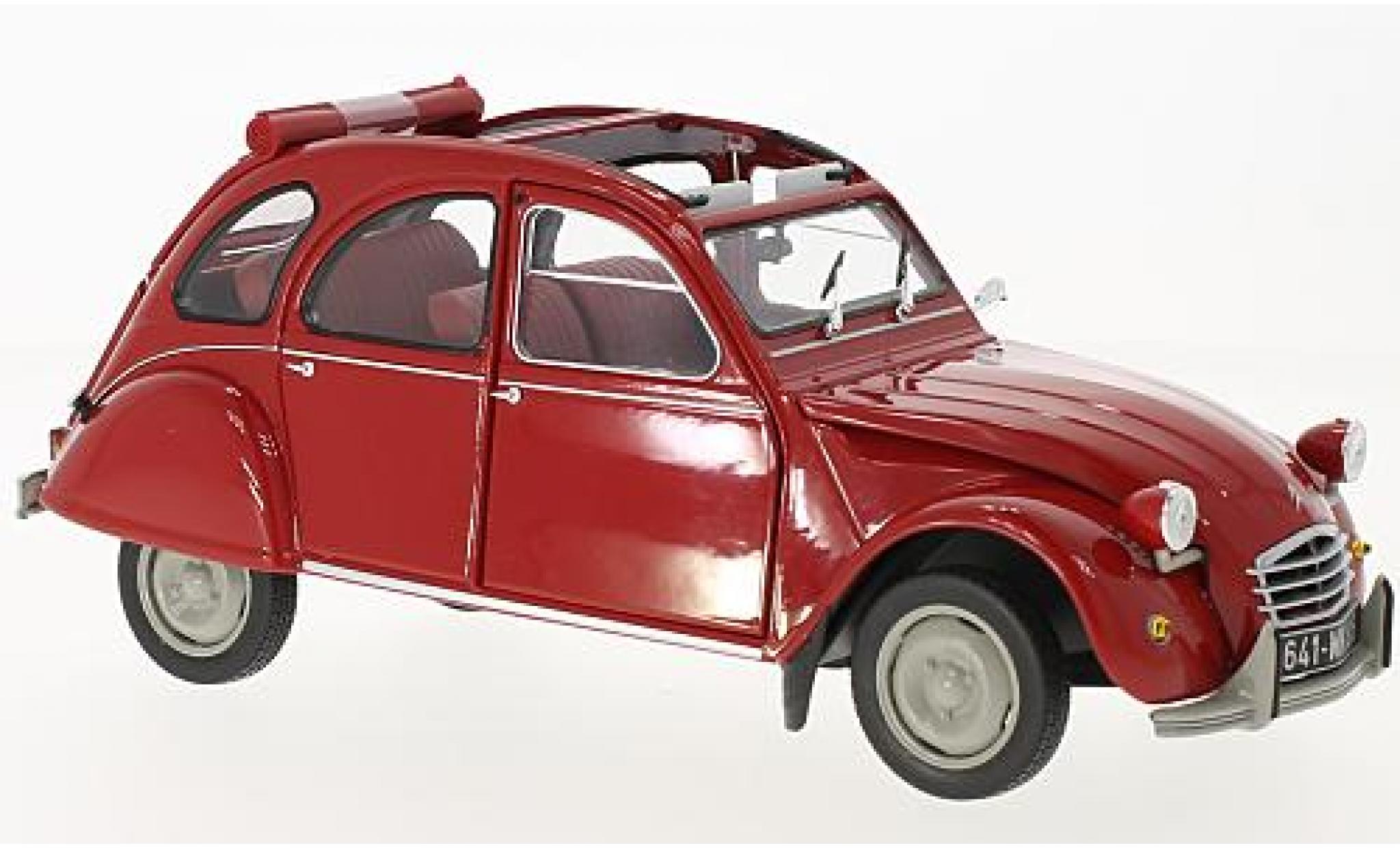 Citroen 2CV 1/18 Norev 6 rood 1972 modelauto