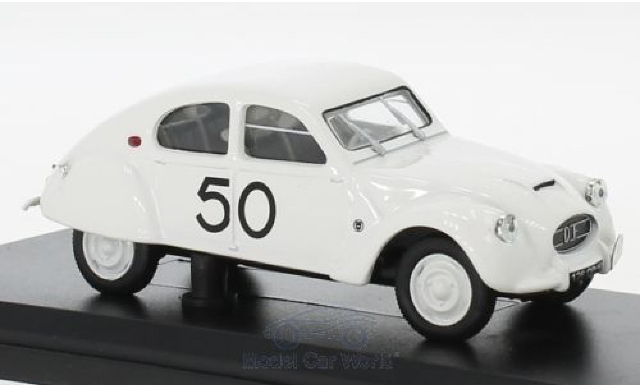 Citroen 2CV 1/43 Norev Dagonet No.50 Rallye des Charentes 1956 modelauto