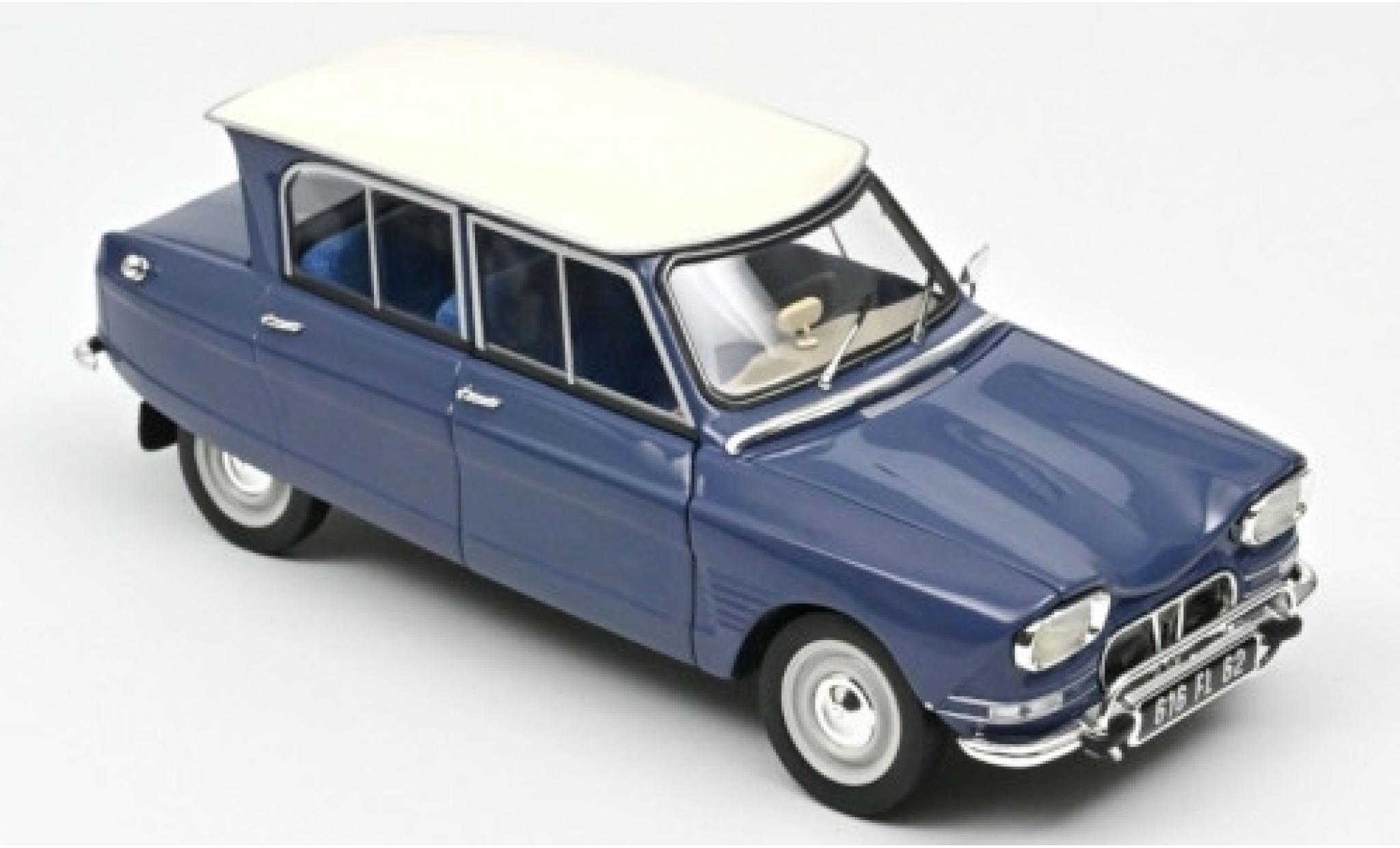 Citroen Ami 6 1/18 Norev blauw/wit 1965 modelauto