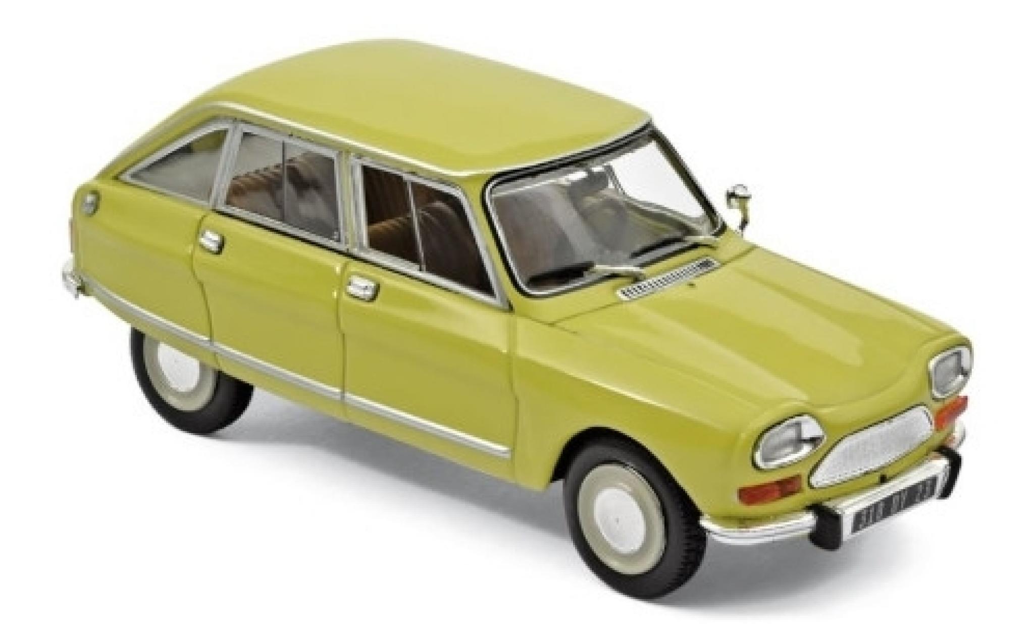 Citroen Ami 8 1/43 Norev Club geel 1970 modelauto