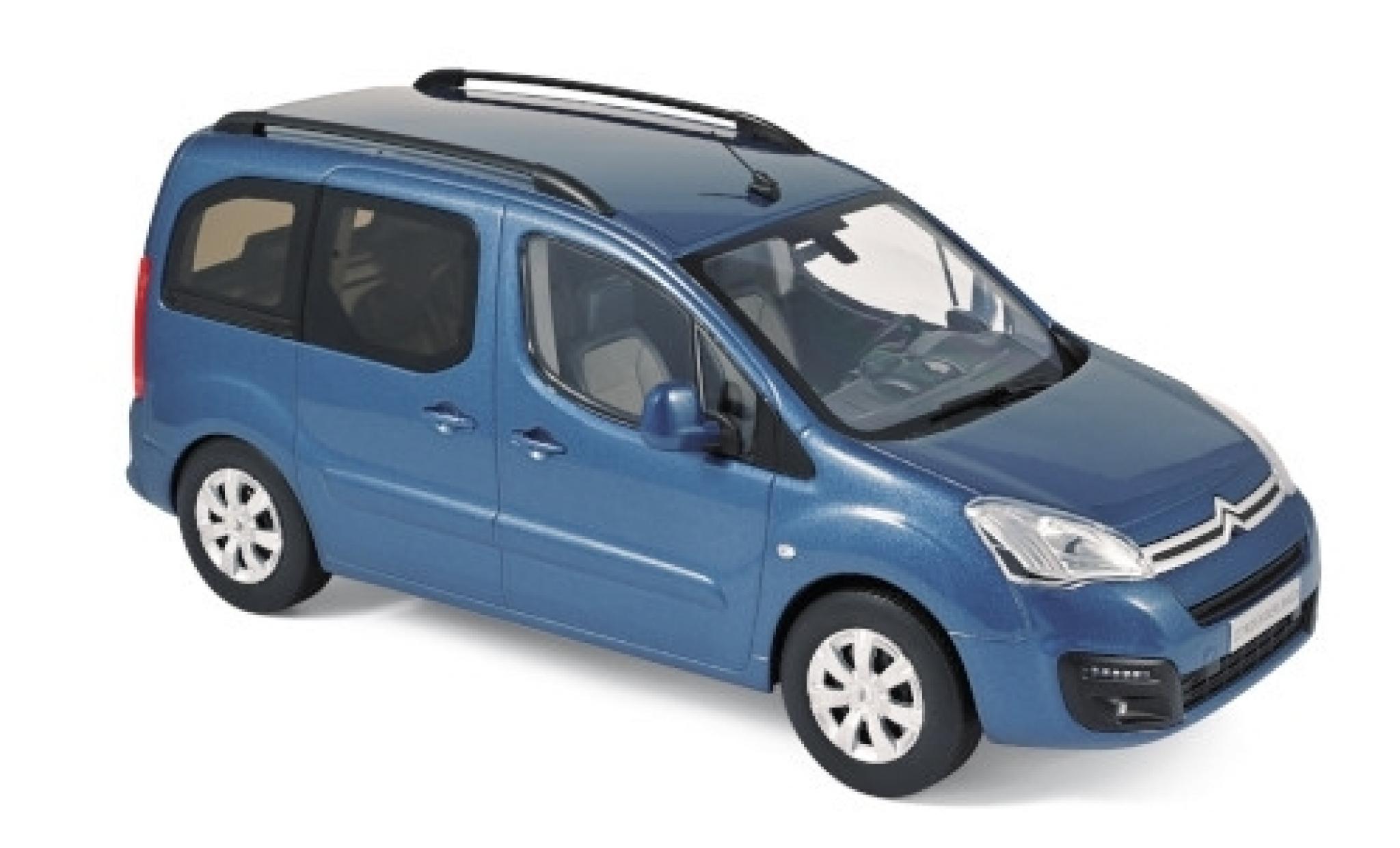 Citroen Berlingo 1/18 Norev metallic blauw 2016 modelauto