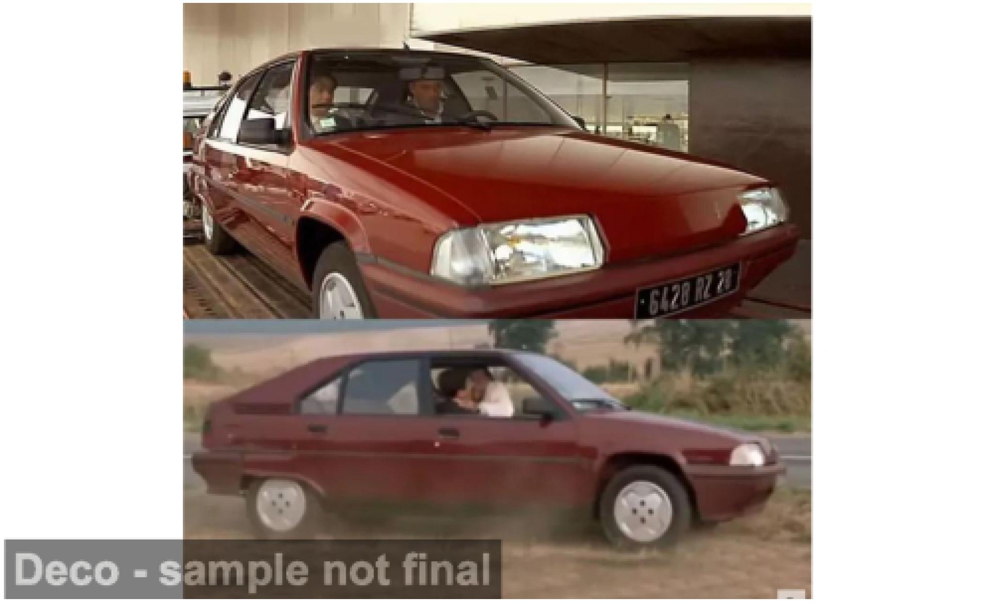 Citroen BX 1/18 Norev 16 TGS rood 1990 1:18 modelauto