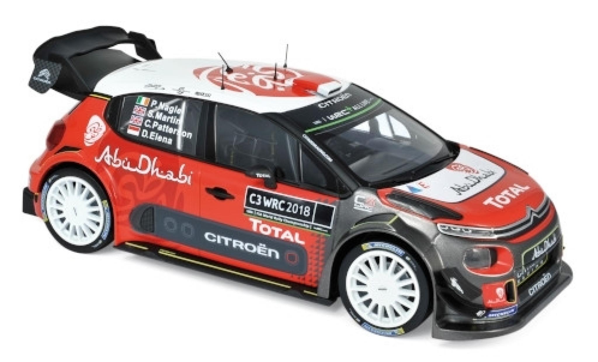 Citroen C3 1/18 Norev WRC Rallye WM 2018 Presentation Version modelauto