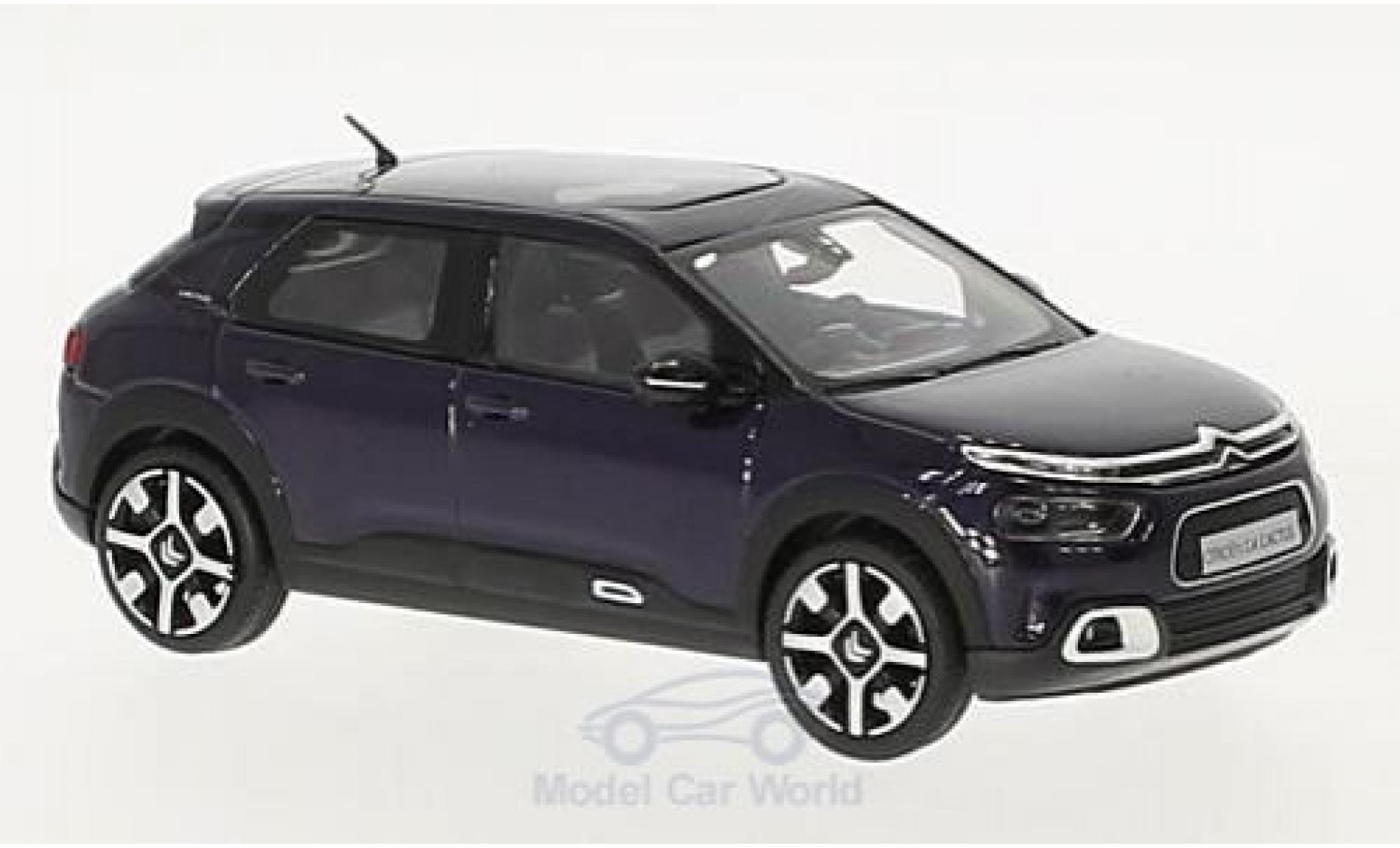 Citroen C4 1/43 Norev Cactus paarsee/wit 2018 modelauto