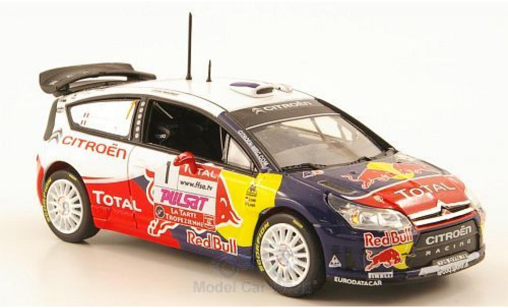 Citroen C4 WRC 1/43 Norev WRC No.1 Racing Red Bull Total WRC Rallye du Var 2009 S.Loeb/S.Loeb modelauto