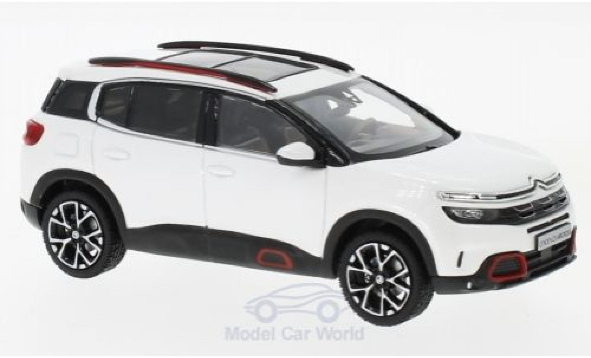Citroen C5 1/43 Norev Aircross metallic wit 2018 modelauto