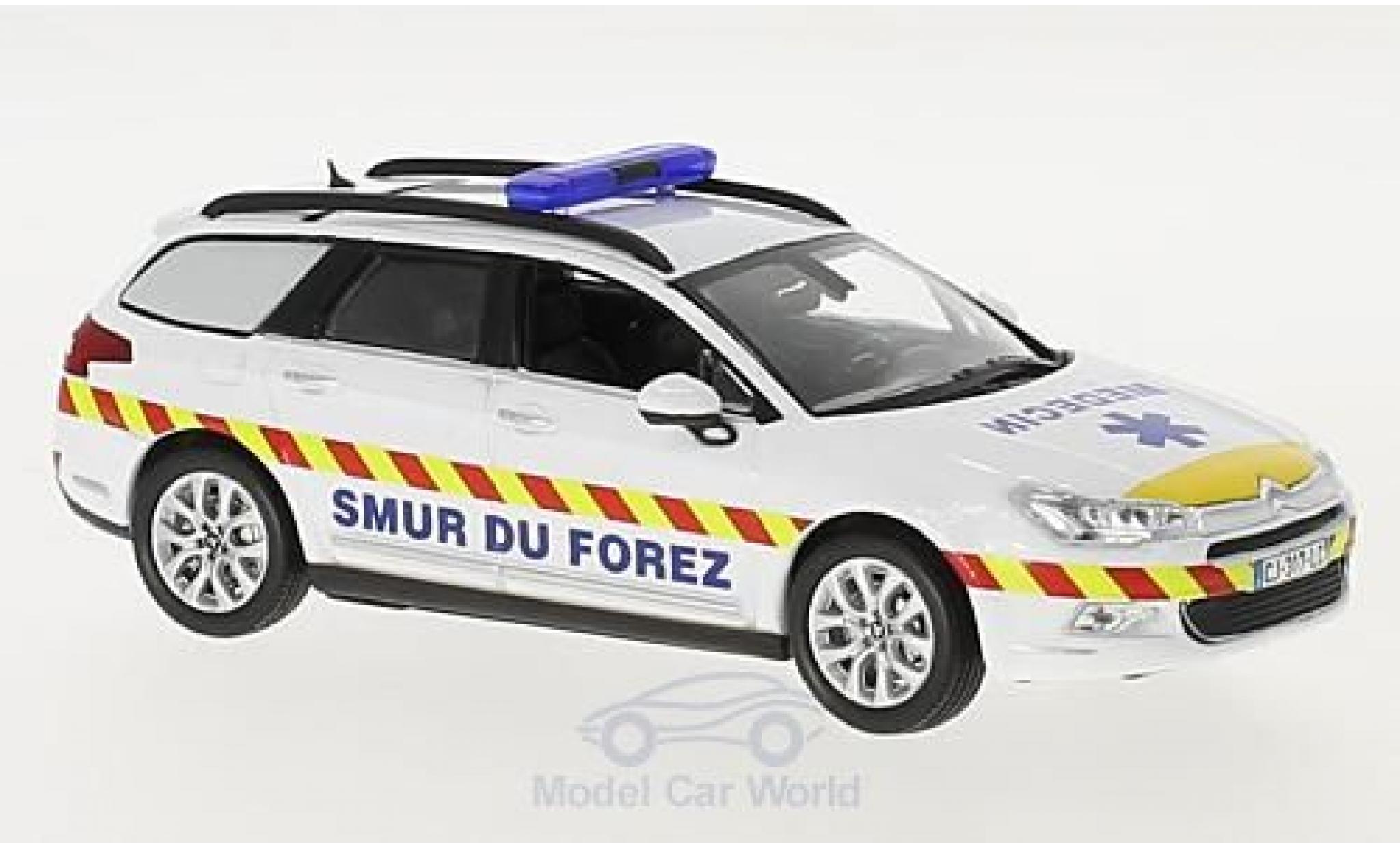 Citroen C5 1/43 Norev Tourer SMUR de Feurs 2011 modelauto