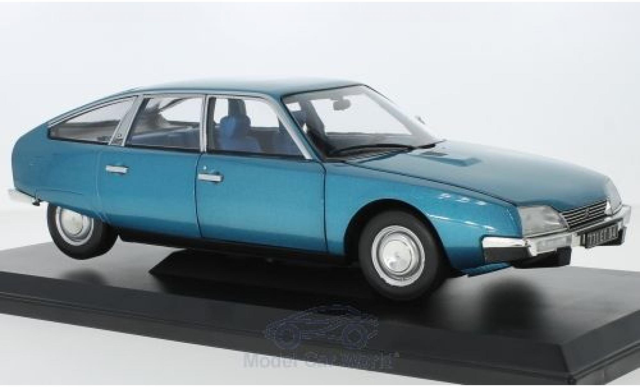 Citroen CX 1/18 Norev 2000 metallic blauw 1974 modelauto