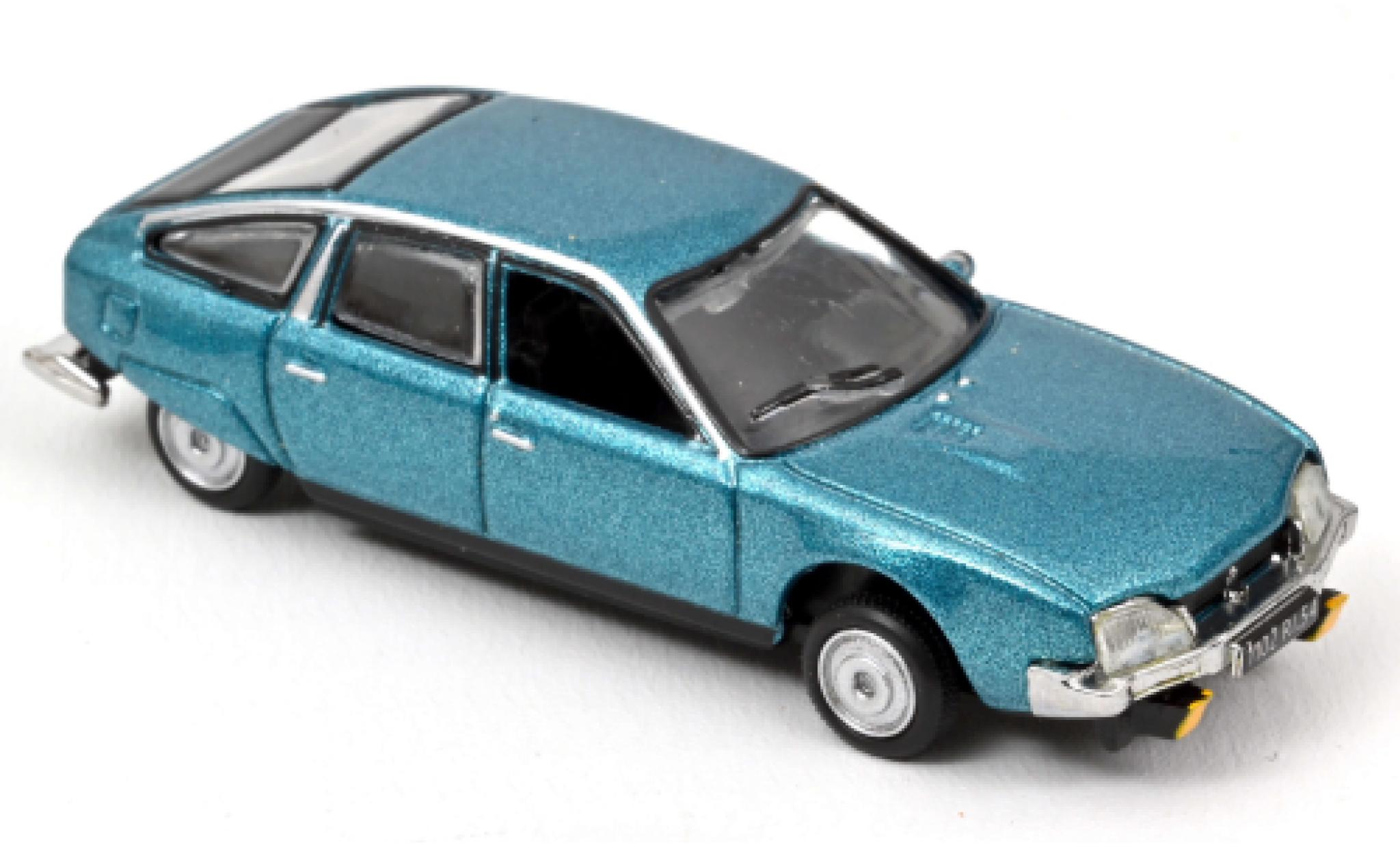 Citroen CX 1/87 Norev 2000 metallic blauw 1975 modelauto