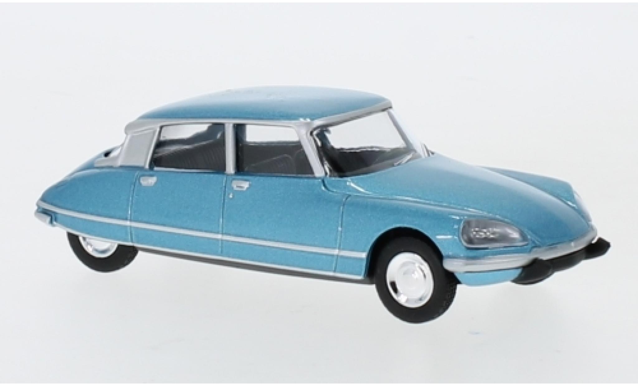 Citroen DS 1/64 Norev 23 Pallas metallic blauw 1972 modelauto