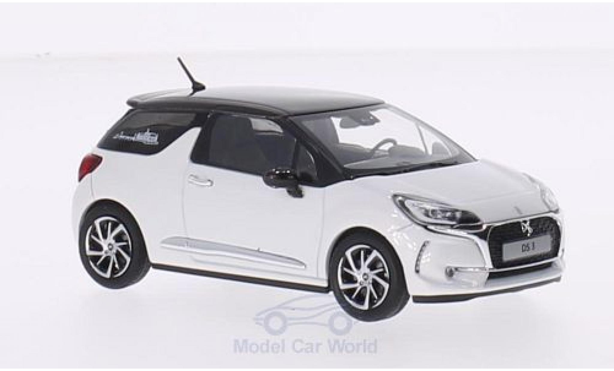 DS Automobiles DS3 1/43 Norev Citroen DS 3 metallic wit/metallic bruin 2016 modelauto