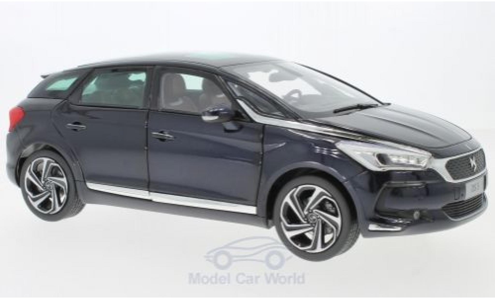 DS Automobiles DS5 1/18 Norev Citroen DS 5 blauw 2015 modelauto