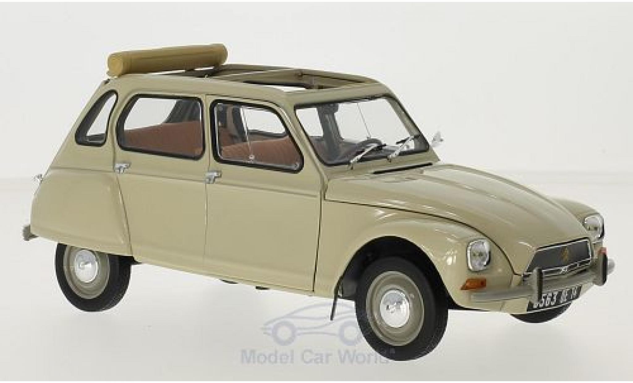 Citroen Dyane 1/18 Norev 6 beige 1970 modelauto
