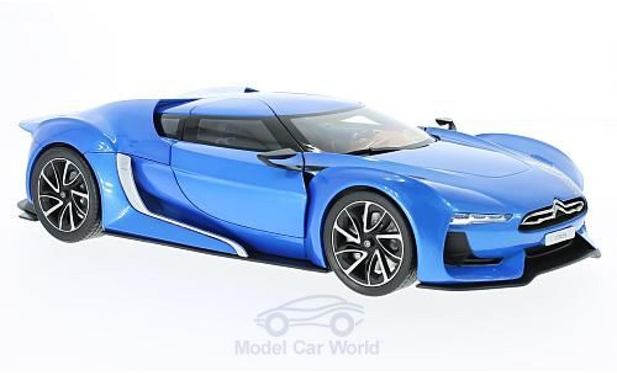 Citroen GT 1/18 Norev metallic blauw 2008 modelauto