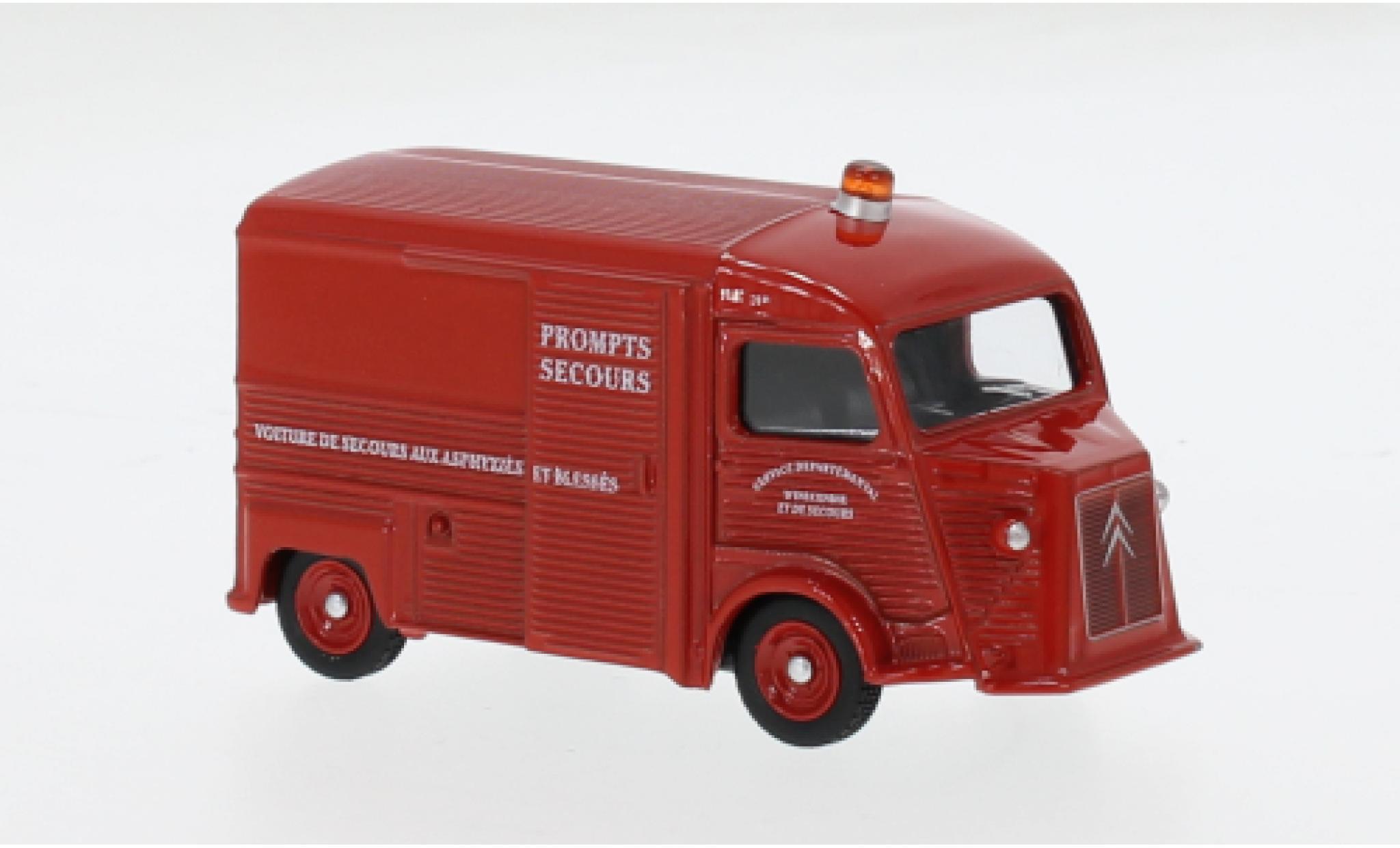Citroen HY 1/64 Norev Brandweer (F) 1969 1:64 modelauto