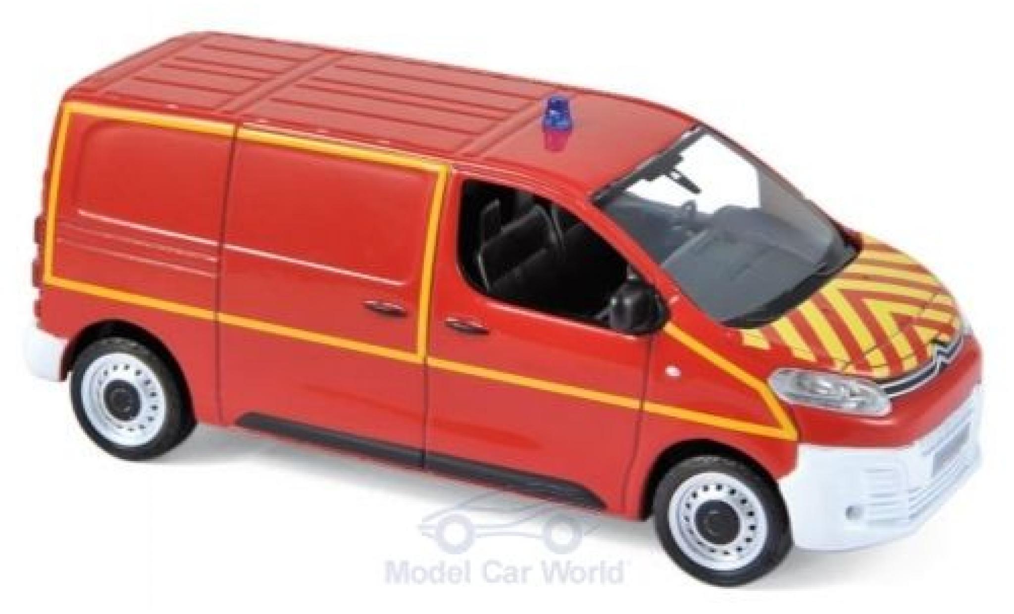 Citroen Jumpy 1/43 Norev Brandweer (F) 2018 modelauto