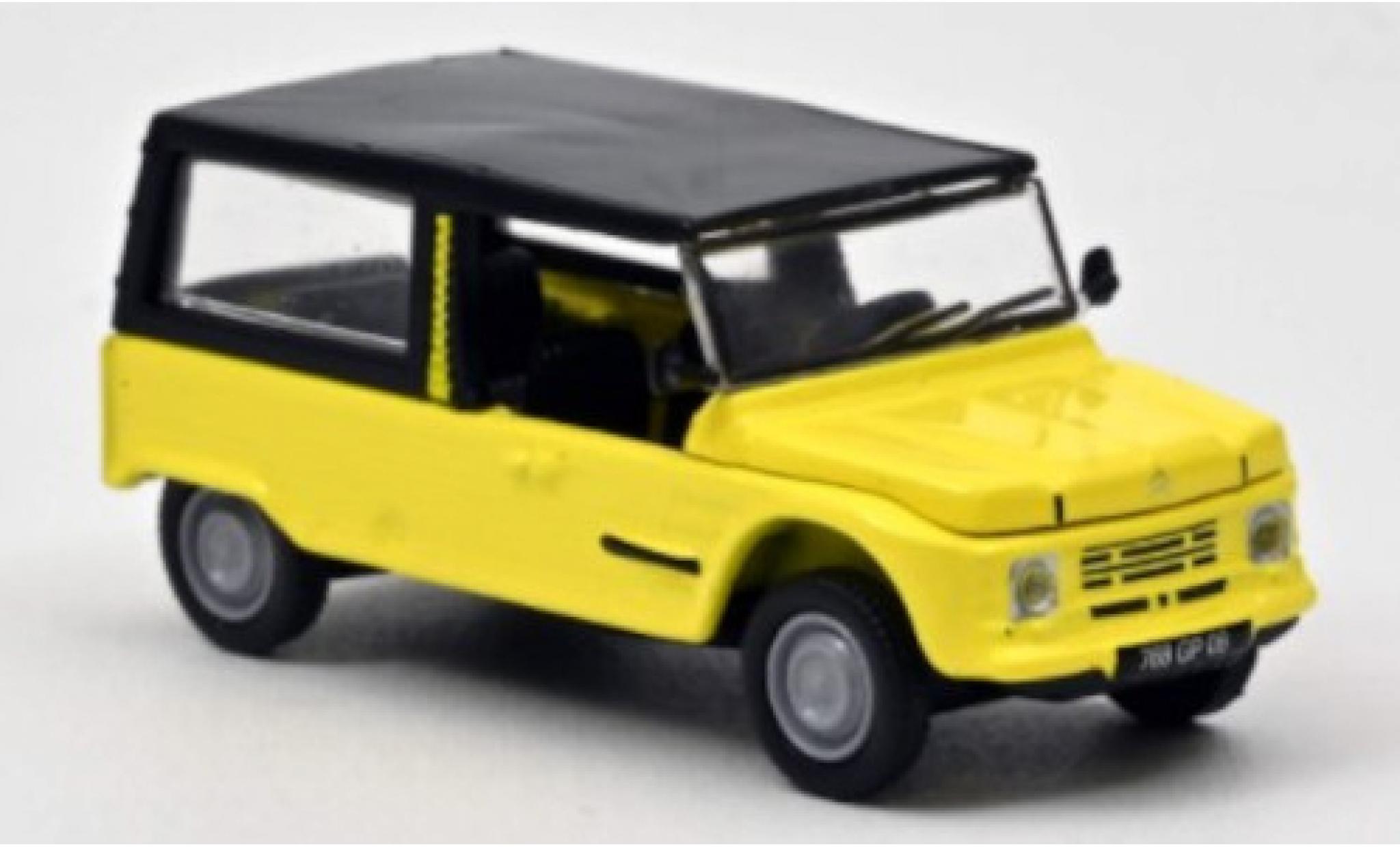 Citroen Mehari 1/87 Norev geel/zwart 1983 modelauto