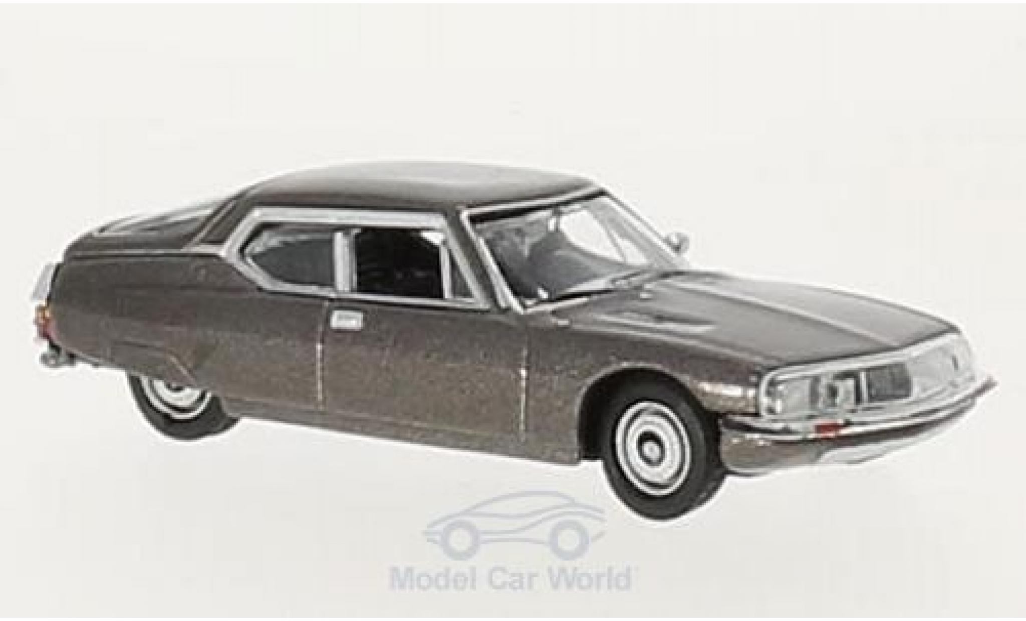 Citroen SM 1/87 Norev metallic bruin 1970 modelauto