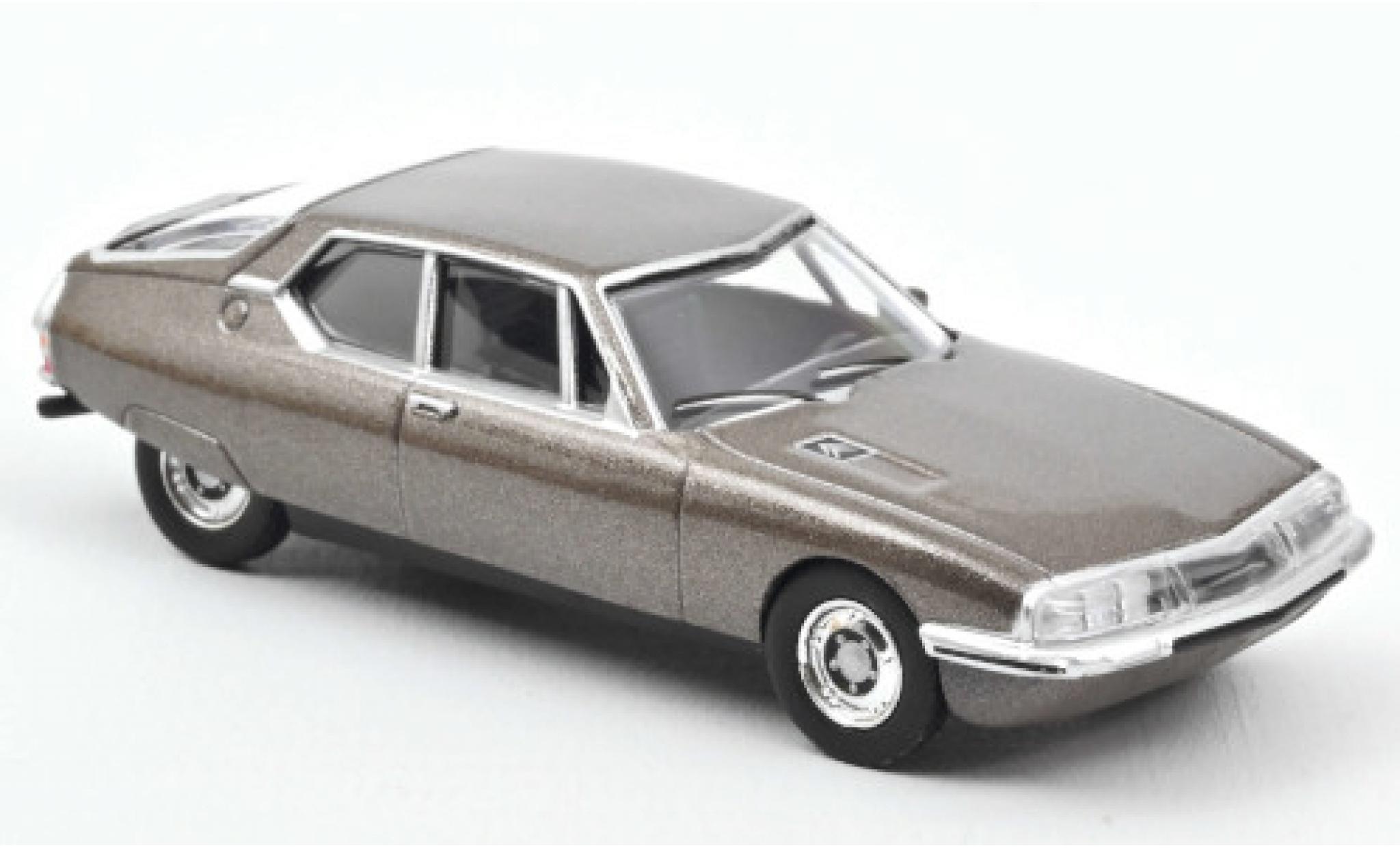 Citroen SM 1/64 Norev metallic bruin 1972 modelauto