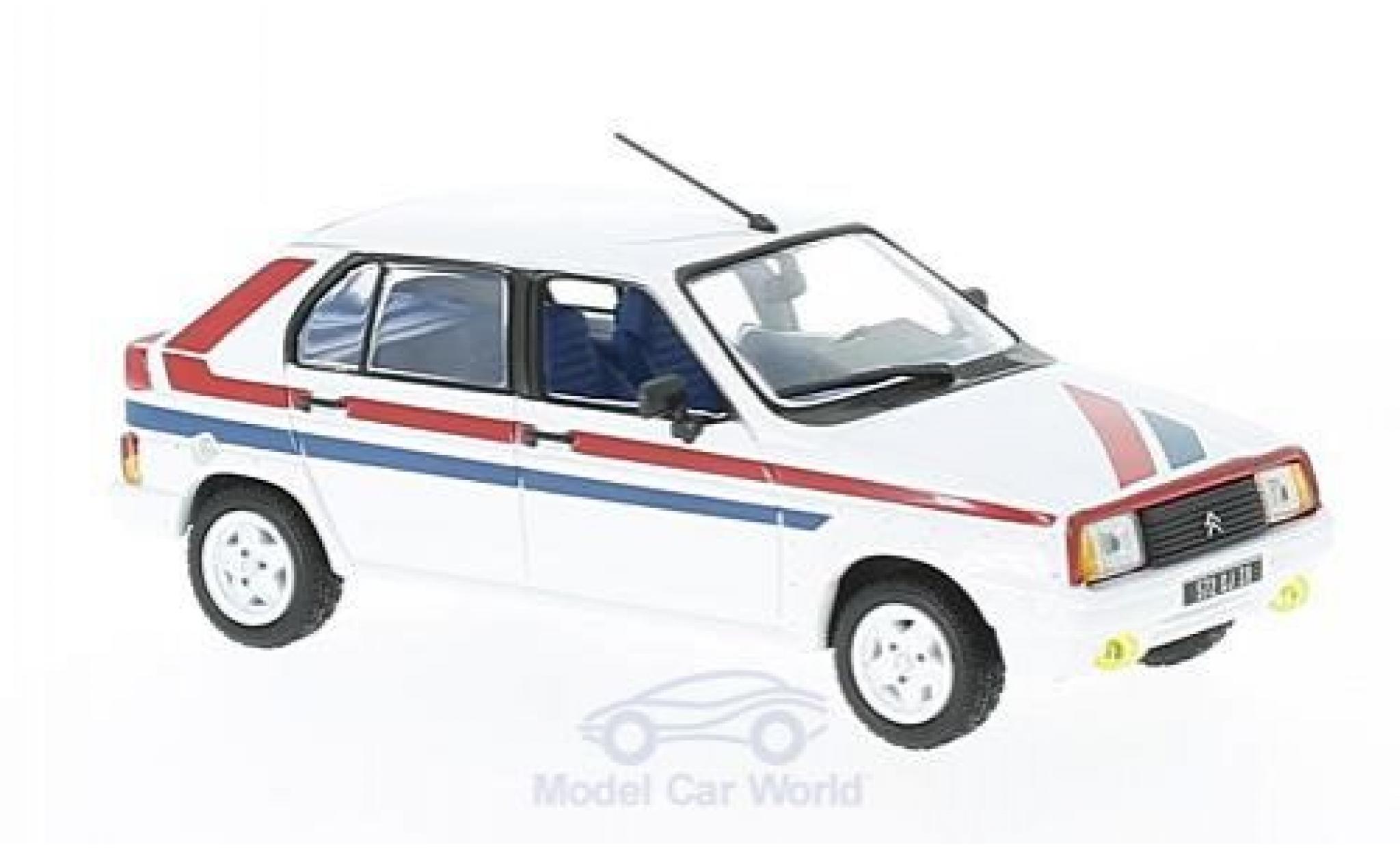 Citroen Visa 1/43 Norev II Chrono wit/Dekor 1982 modelauto