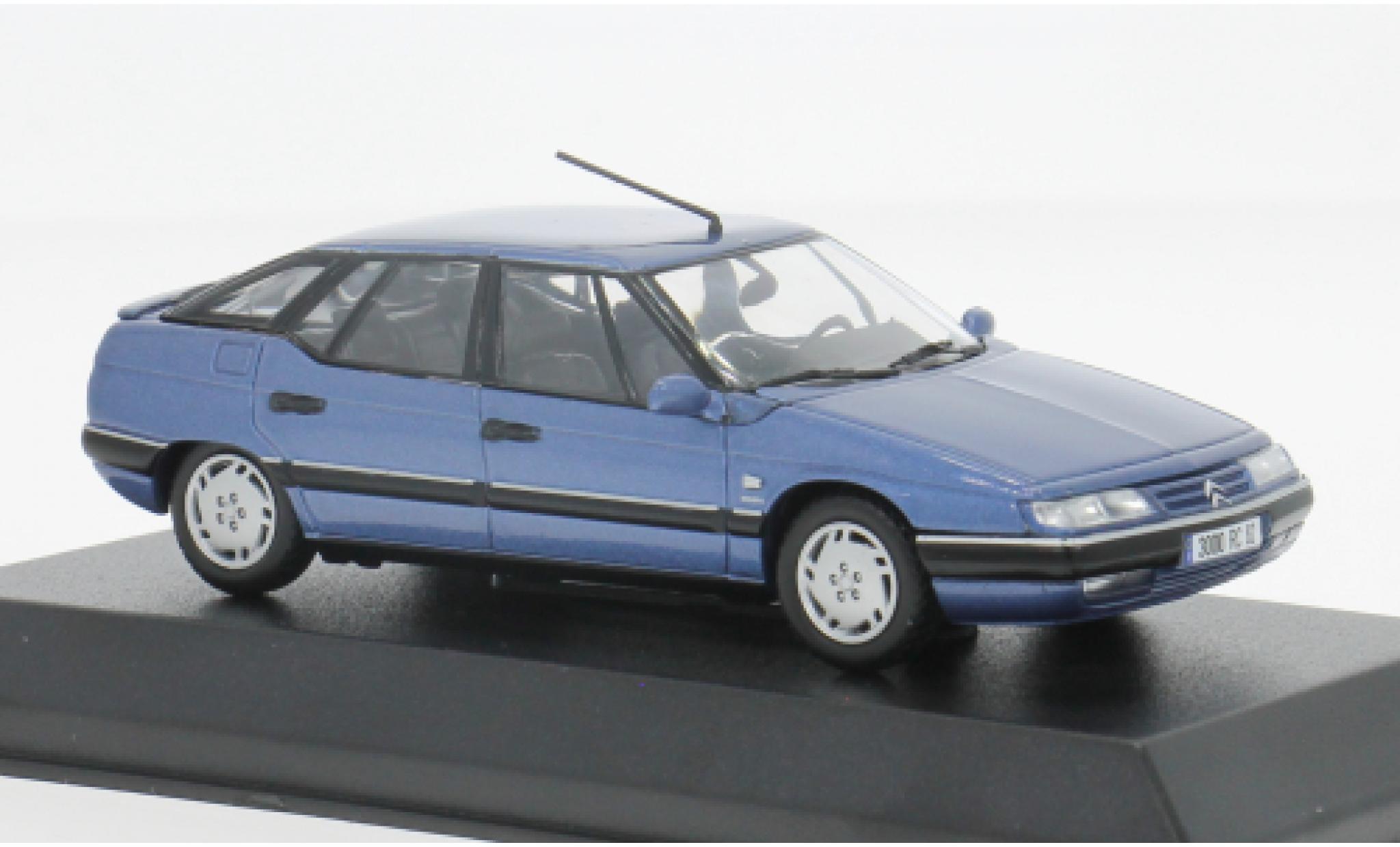 Citroen XM 1/43 Norev blauw 1995 1:43 modelauto