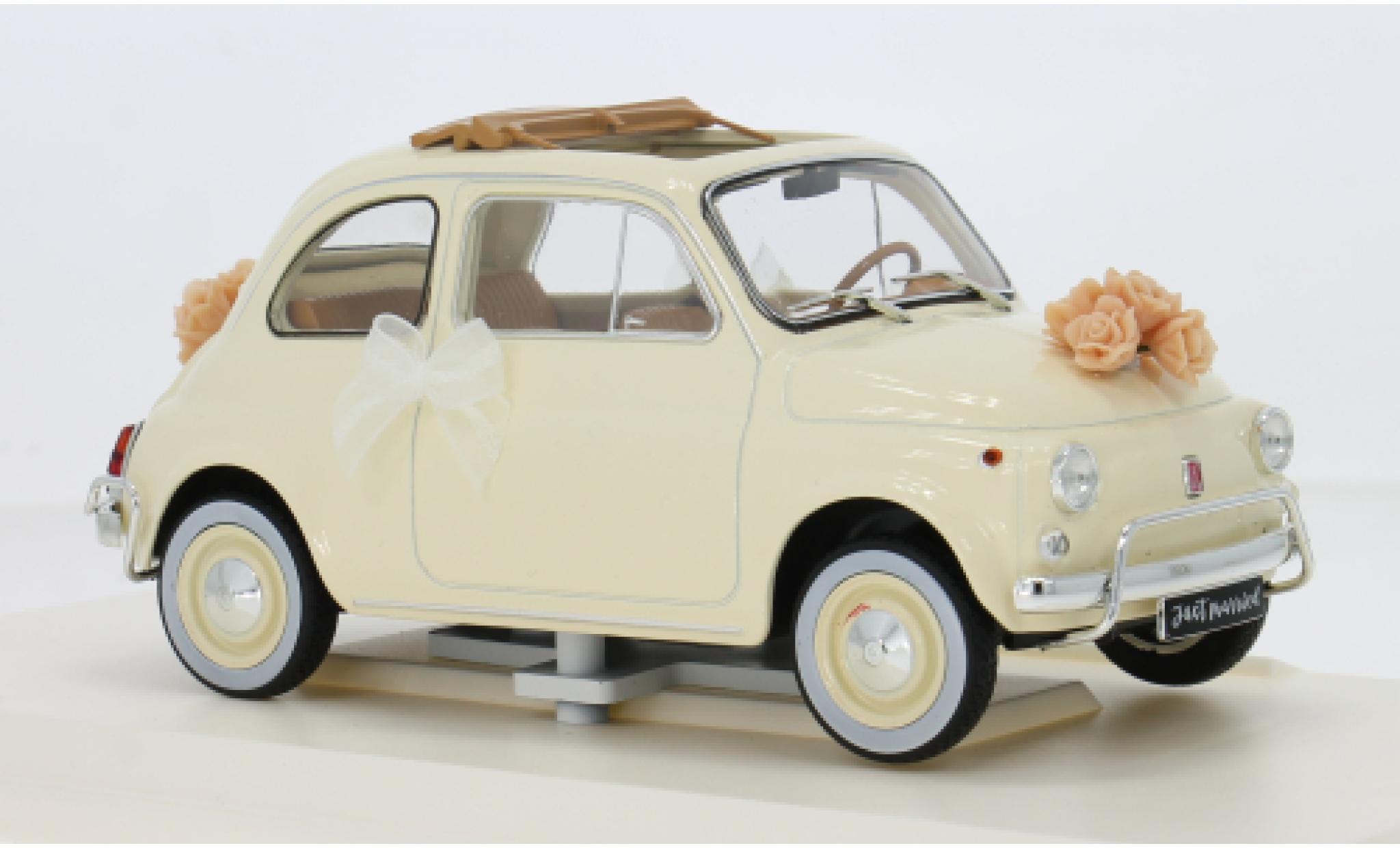 Fiat 500 1/18 Norev L beige 1968 1:18 modelauto