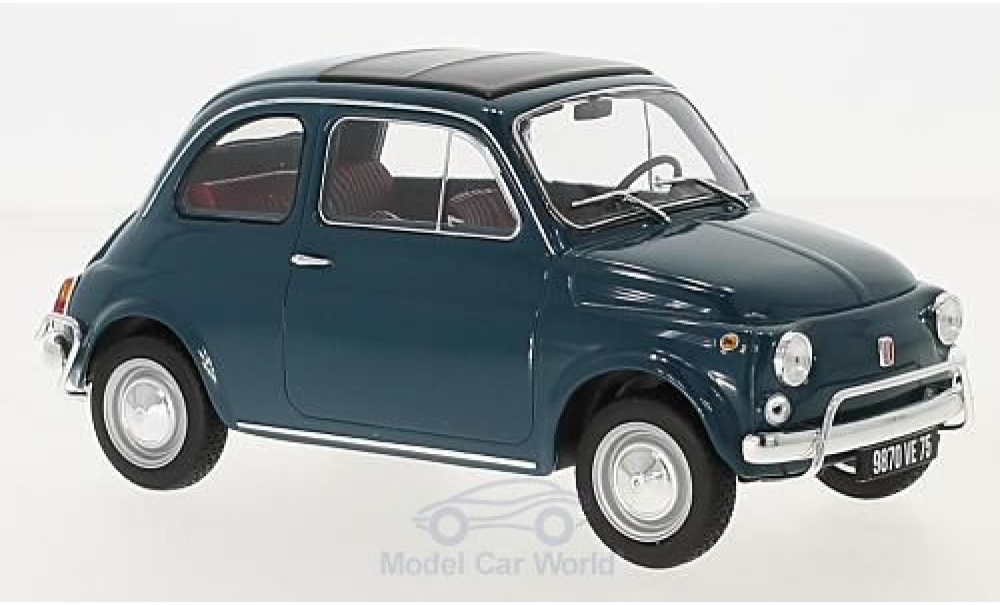 Fiat 500 L 1/18 Norev L blauw 1968 modelauto