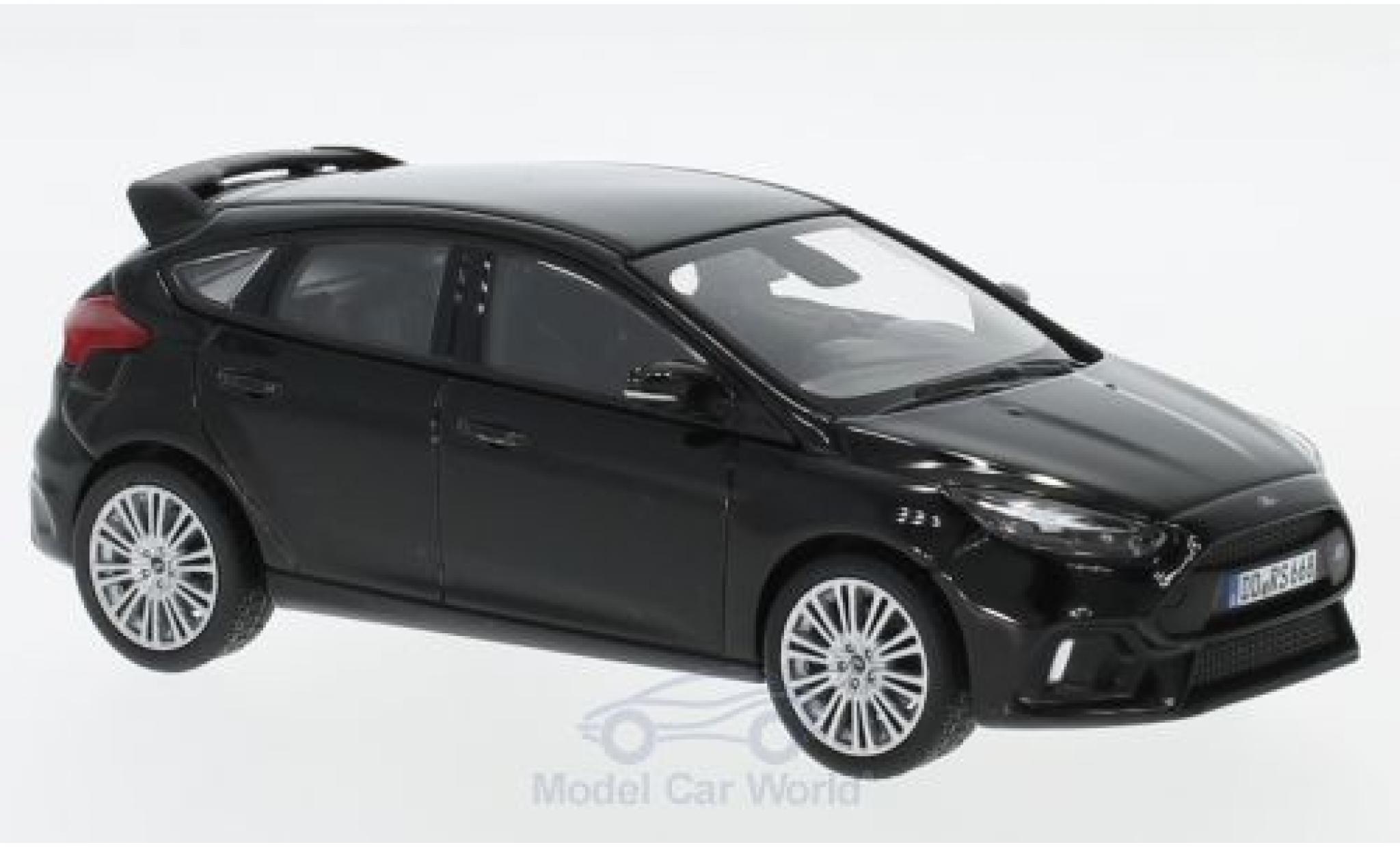 Ford Focus RS 1/43 Norev MK III RS zwart 2016 modelauto