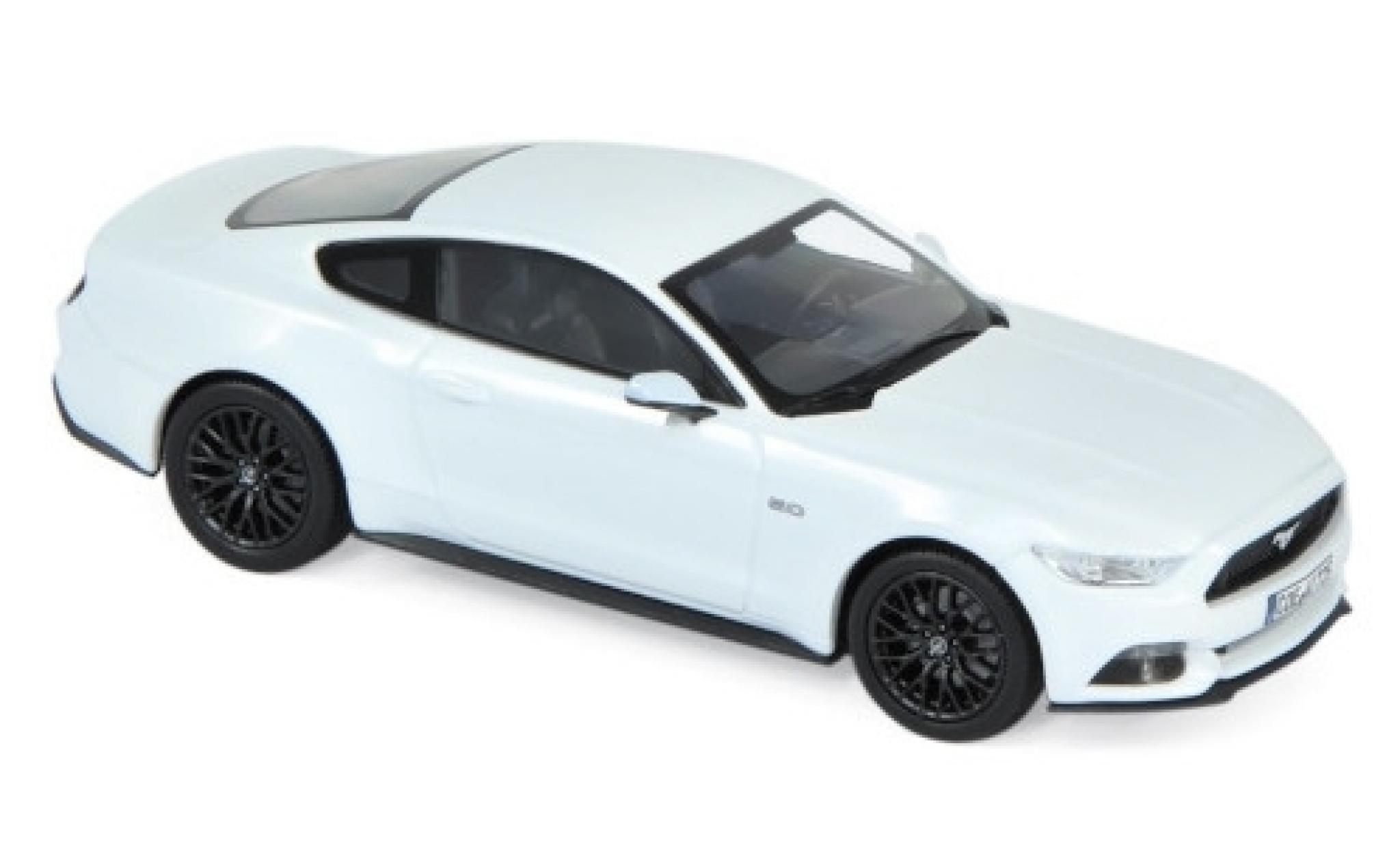 Ford Mustang 1/43 Norev GT wit 2015 modelauto