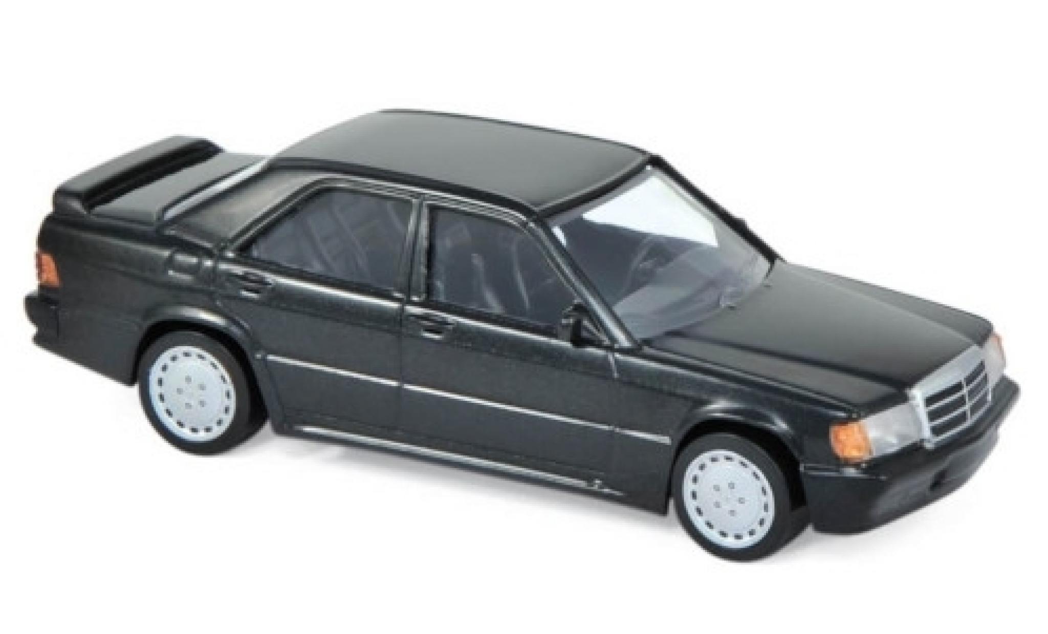 Mercedes 190 1/43 Norev E 2.3-16 (W201) metallic zwart 1984 Jetcar modelauto