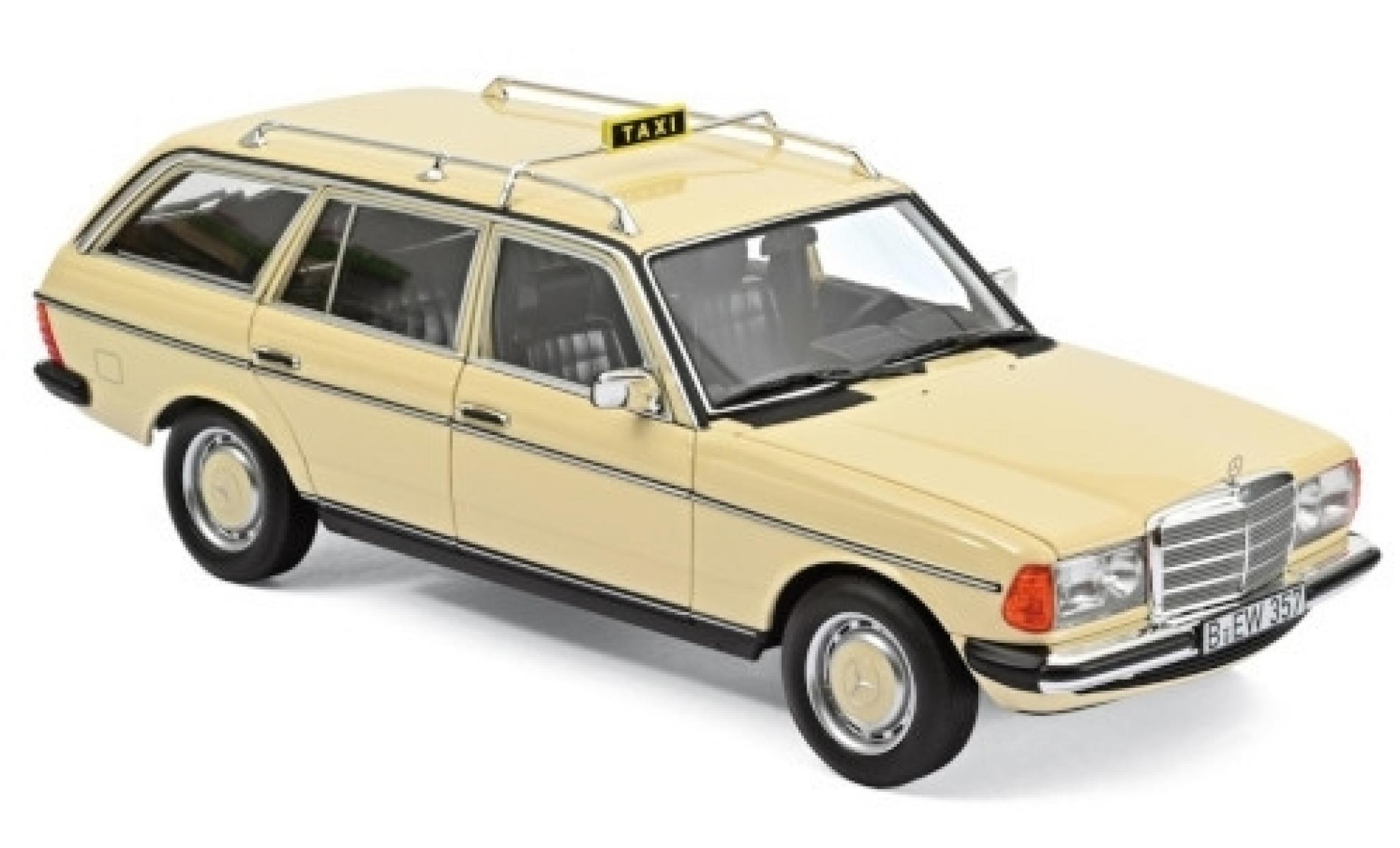 Mercedes 200 1/18 Norev T (S123) beige Taxi (D) 1982 modelauto