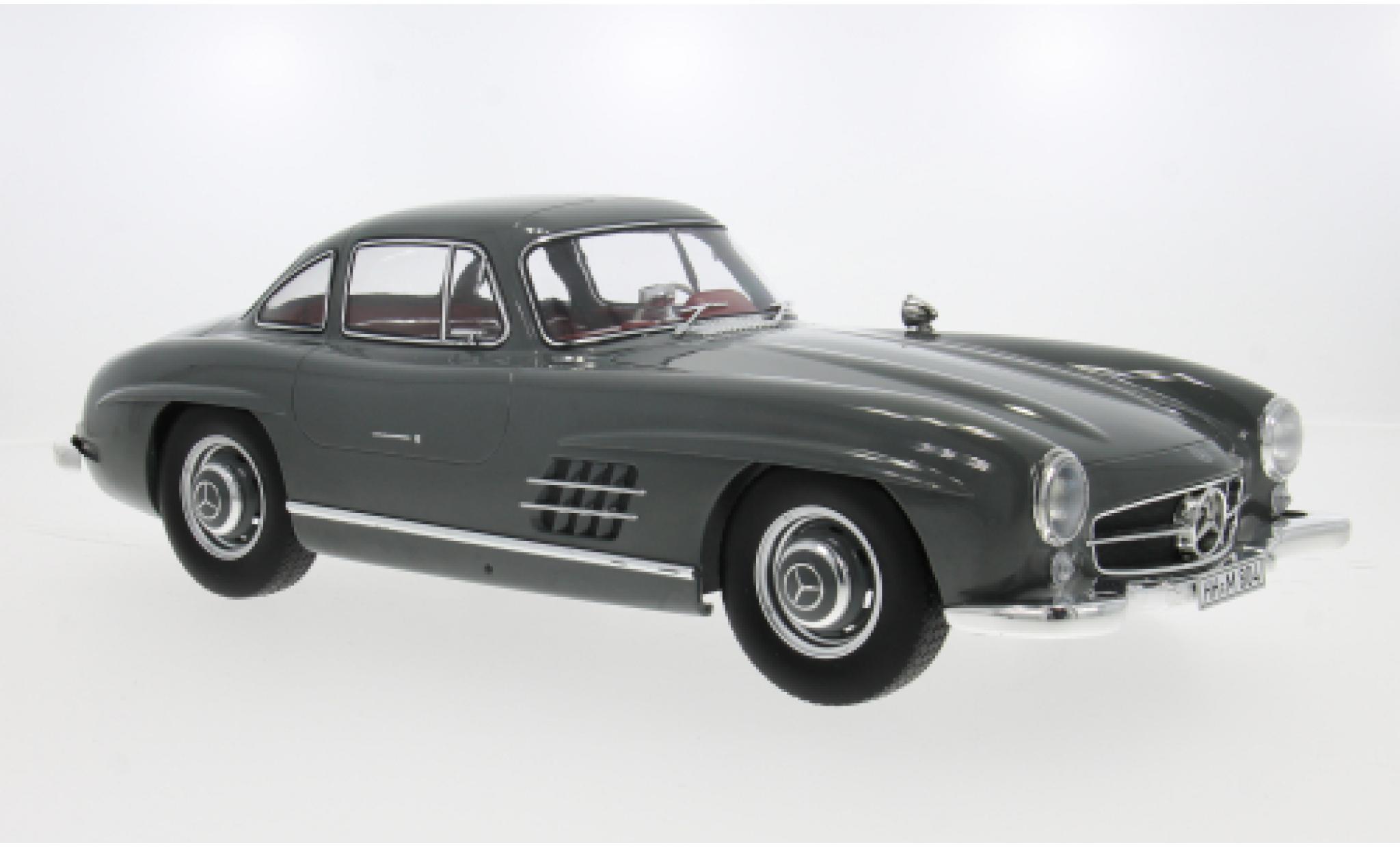 Mercedes 300 1/12 Norev SL grijs 1954 1:12 modelauto