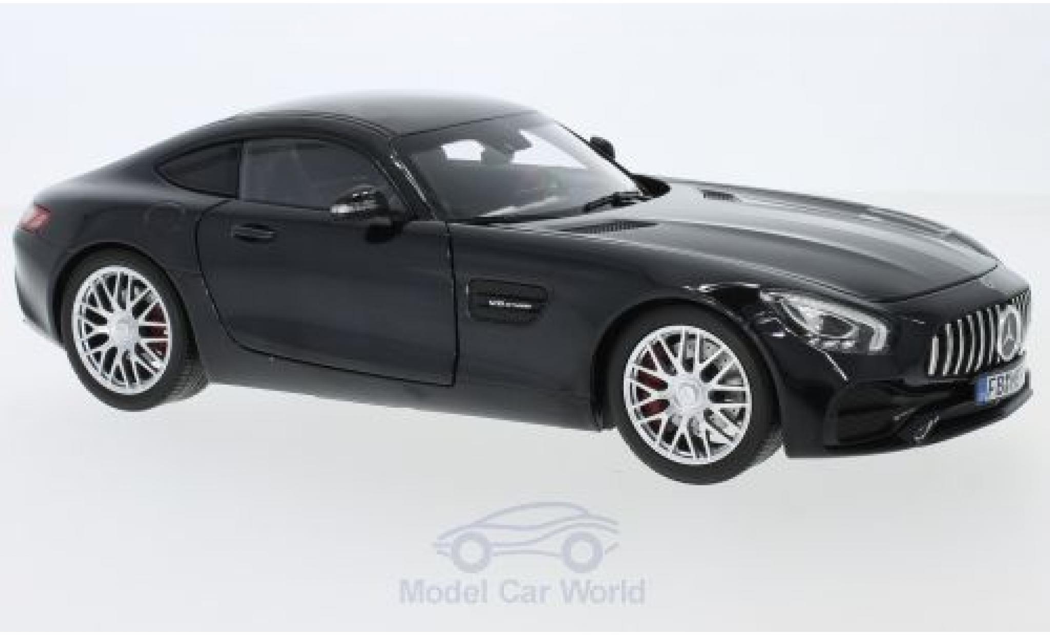 Mercedes AMG GT 1/18 Norev S metallic zwart 2018 modelauto