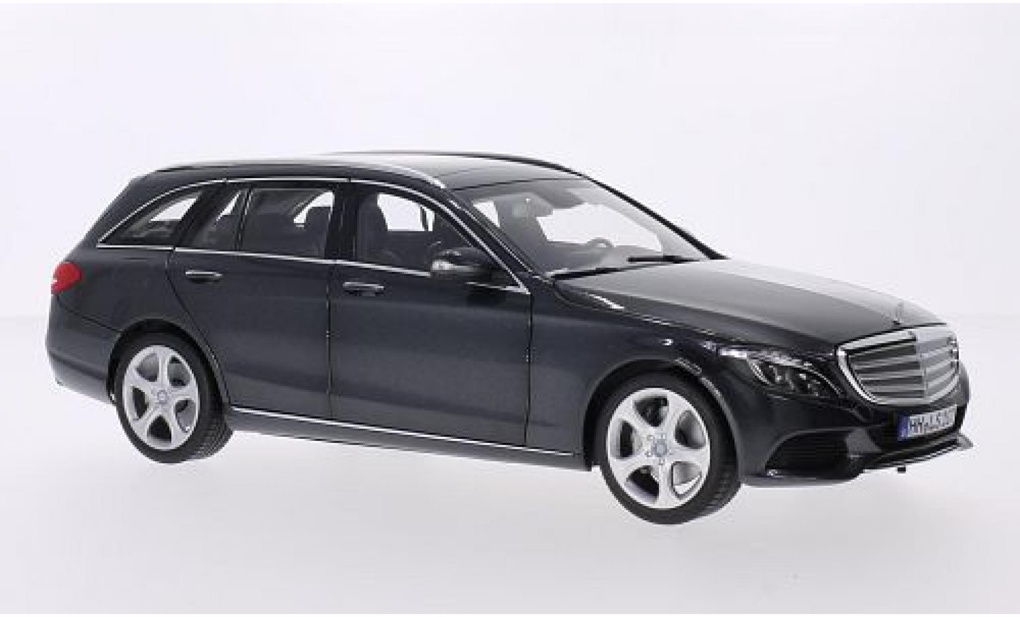 Mercedes Classe C 1/18 Norev T-Modell (S205) metallic grijs 2014 modelauto