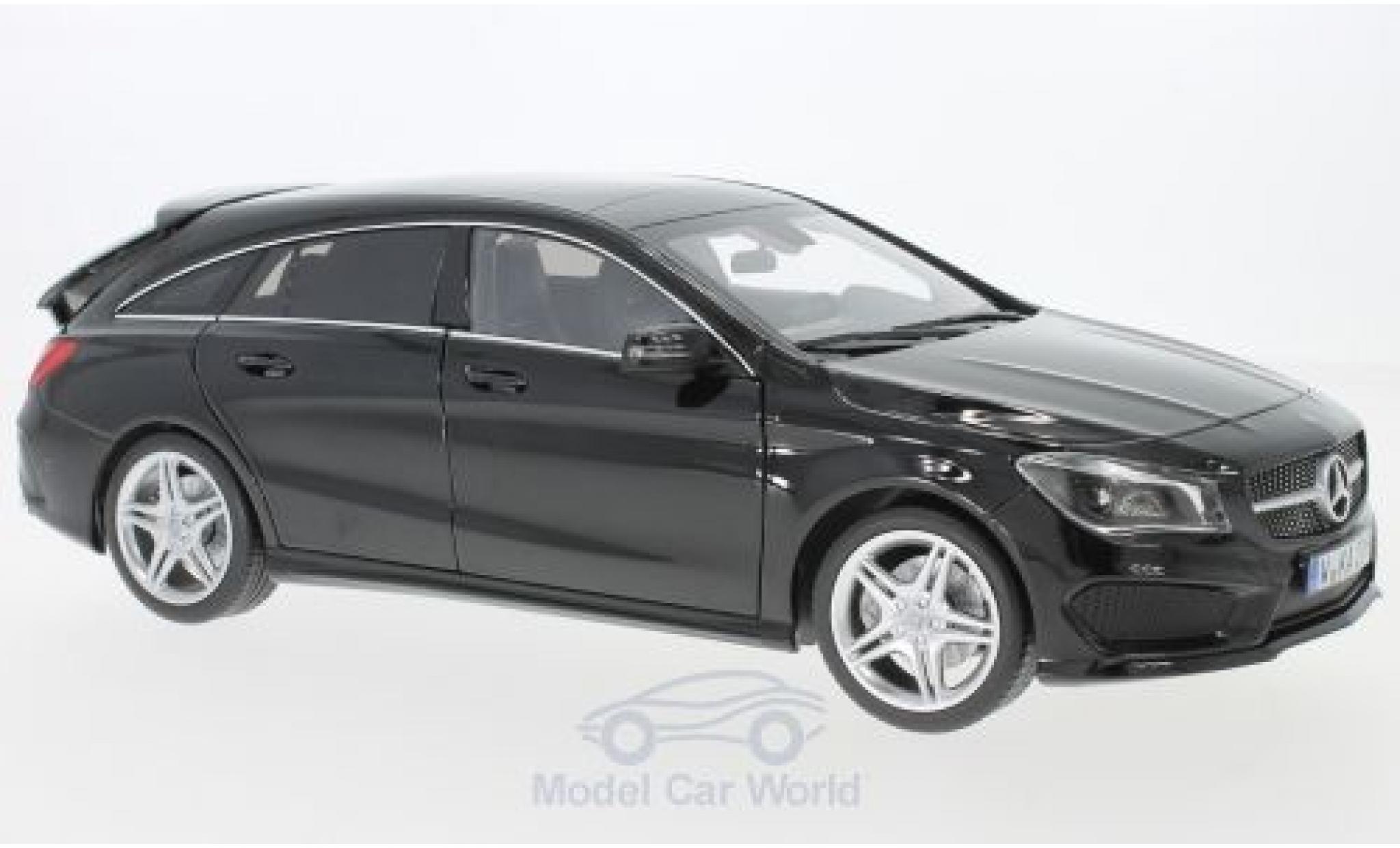Mercedes CLA 1/18 Norev Shooting Brake (X177) zwart 2015 modelauto
