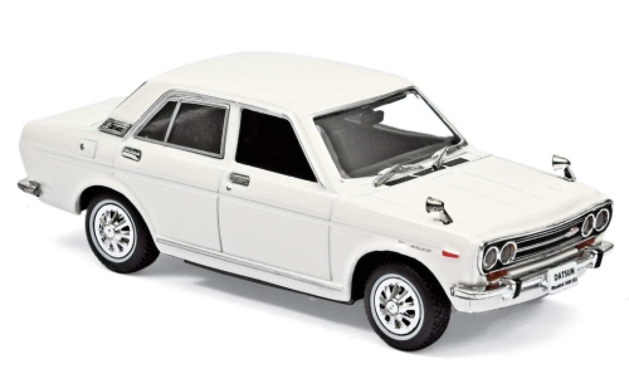 Nissan Bluebird 1/43 Norev 1600 SSS wit RHD 1969 modelauto