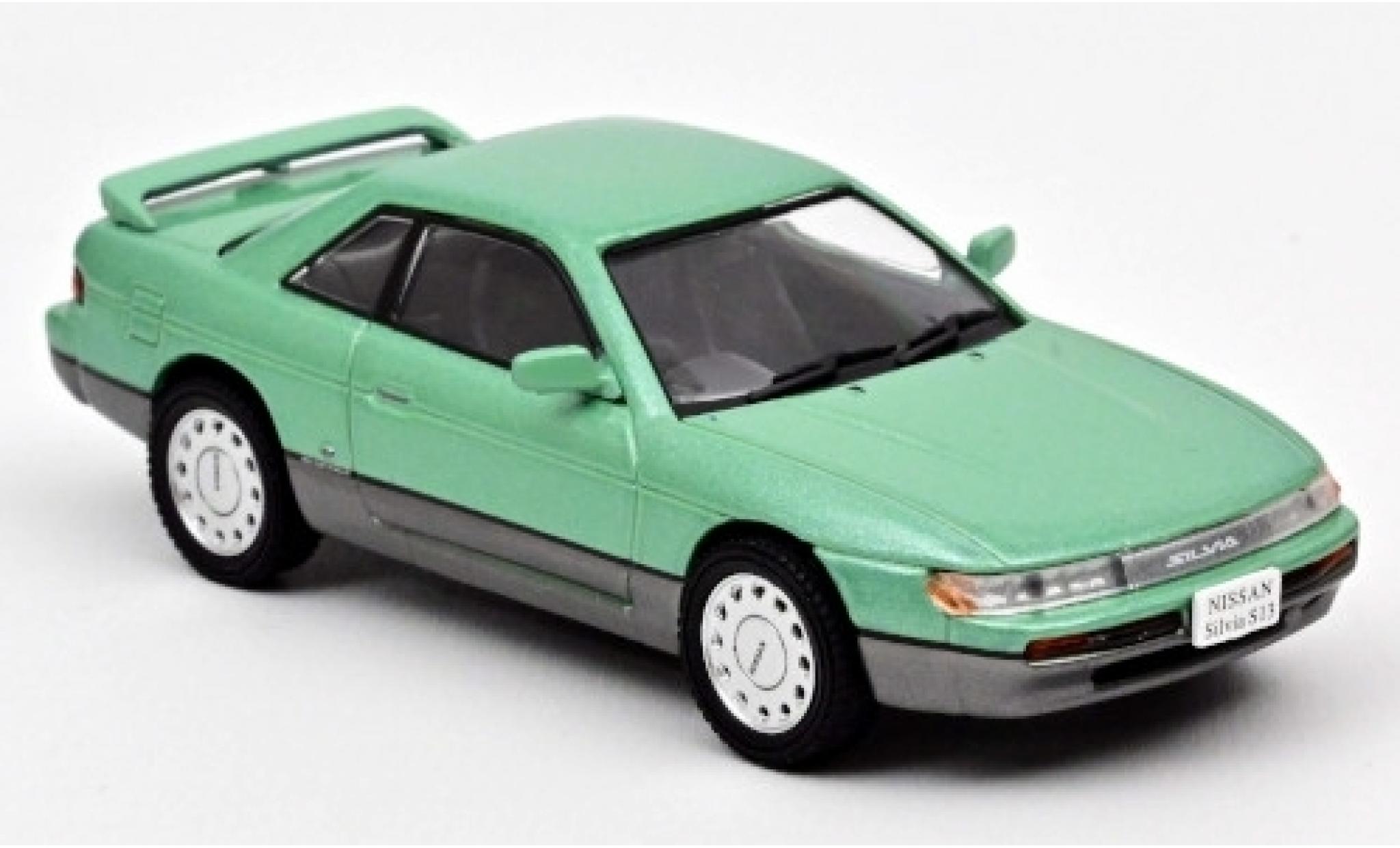 Nissan Silvia 1/43 Norev (S13) metallic groen RHD 1988 modelauto